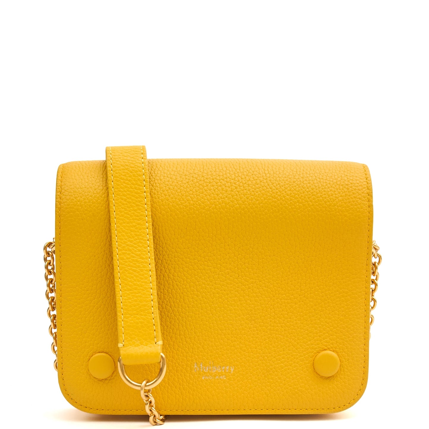 Mulberry Cross Body Clifton in Yellow, Calfskin Leather — Alternate View 13