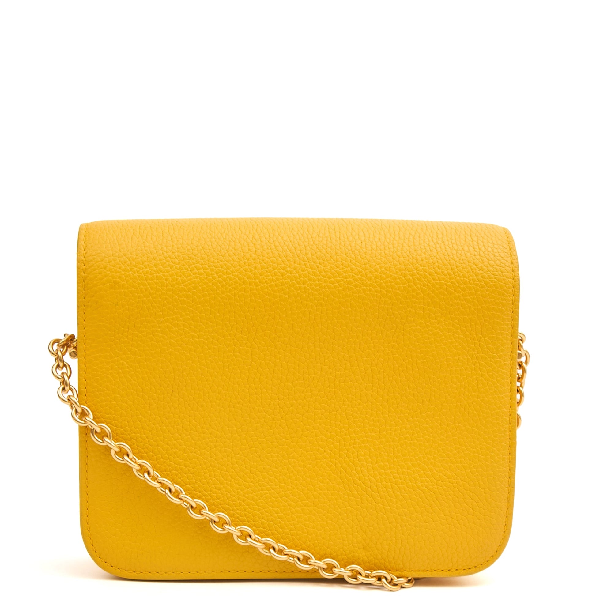 Mulberry Cross Body Clifton in Yellow, Calfskin Leather — Alternate View 9