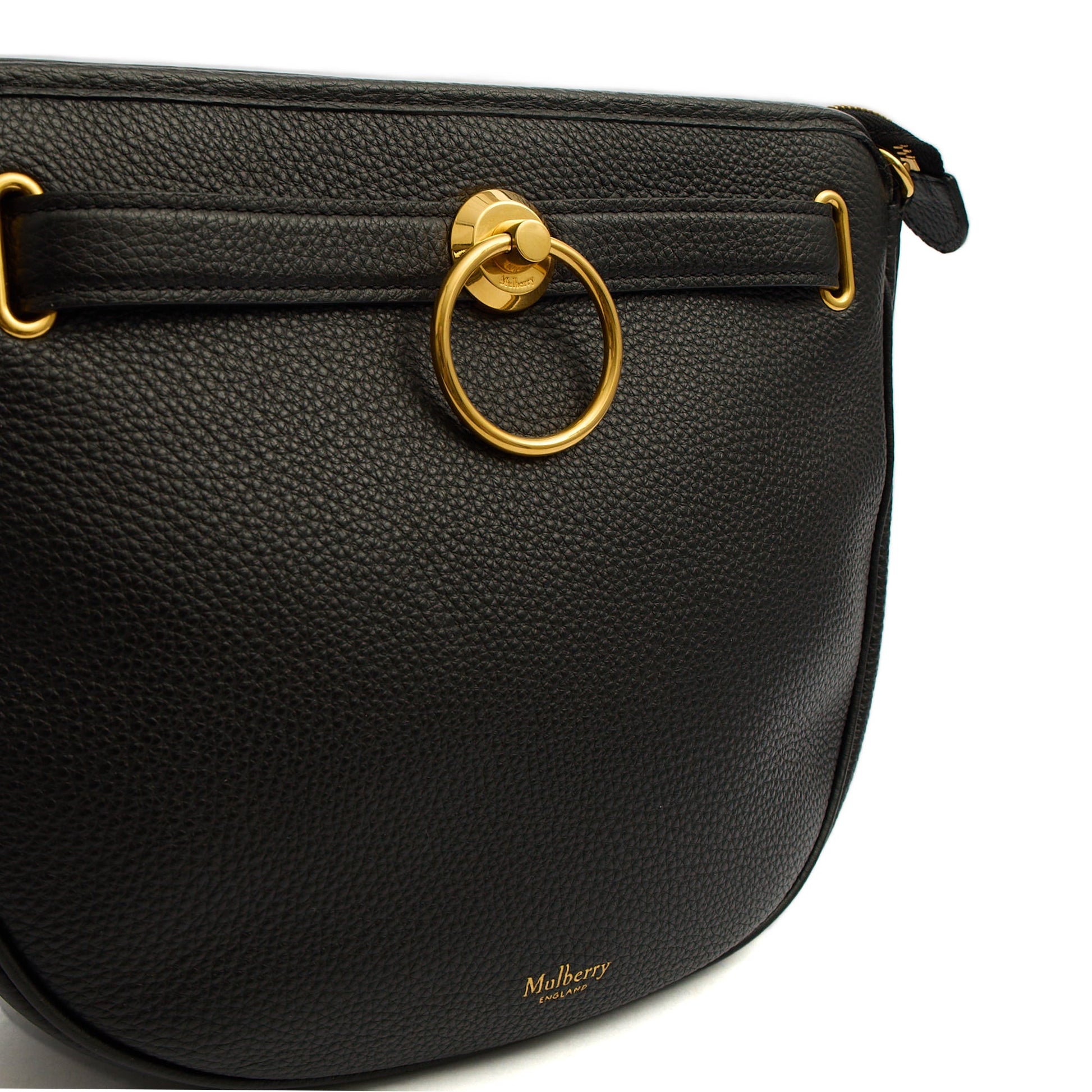 Mulberry Cross Body Brockwell in Black, Leather — Side View