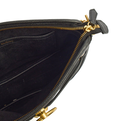 Mulberry Cross Body Brockwell in Black, Leather — Lifestyle View