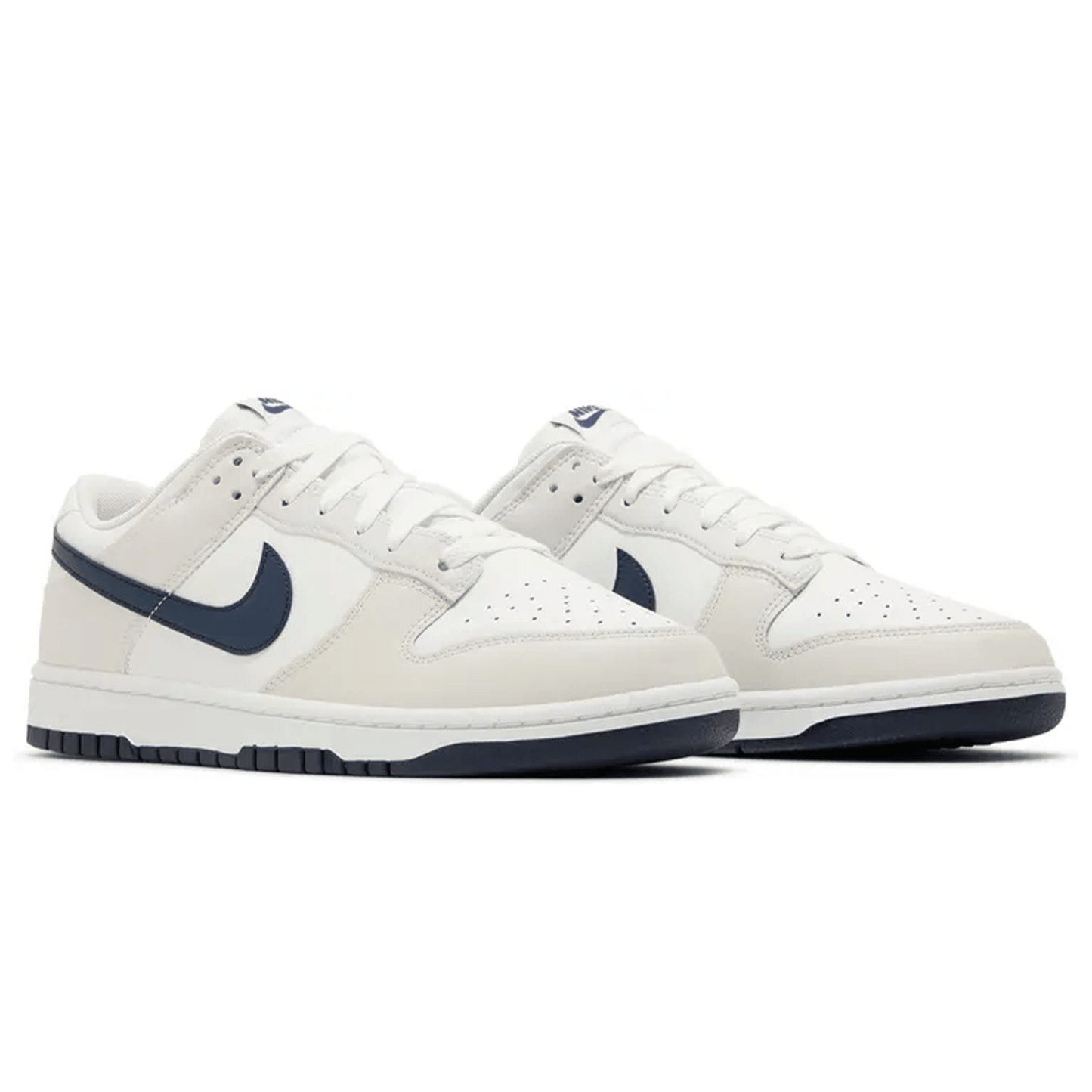 Nike Dunk Low 'White Midnight Navy' — UK 3 | EU 35.5 | US 3.5 — Side View