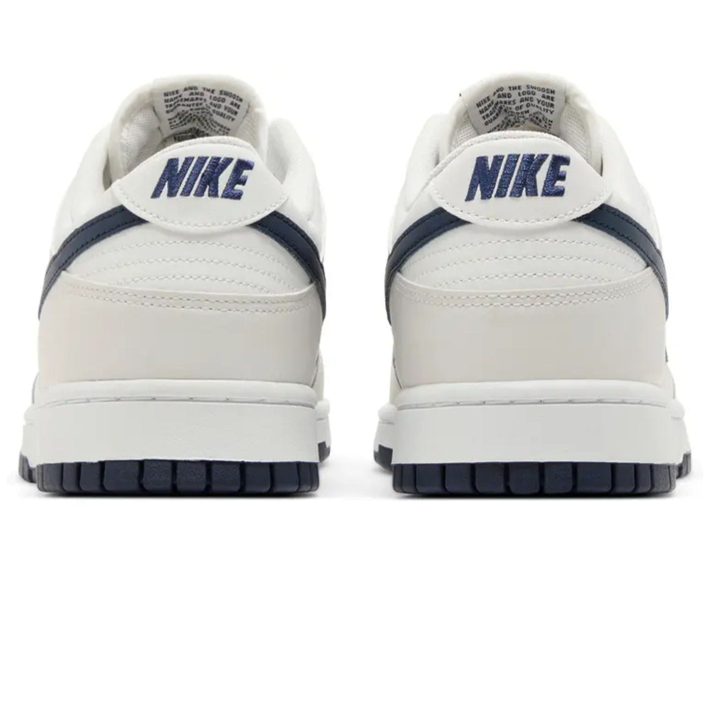 Nike Dunk Low 'White Midnight Navy' — UK 3 | EU 35.5 | US 3.5 — Top View
