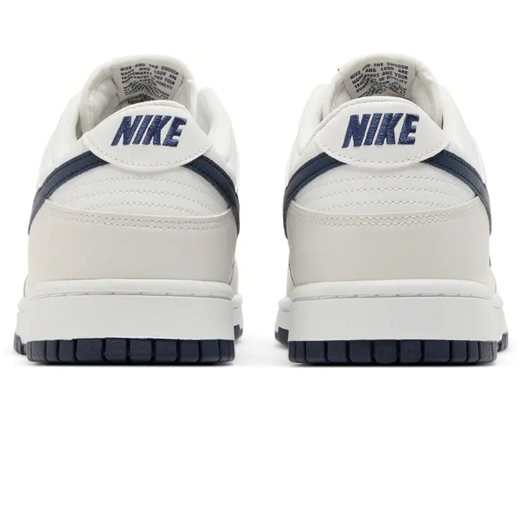 Nike Dunk Low 'White Midnight Navy' — UK 3 | EU 35.5 | US 3.5 — Top View
