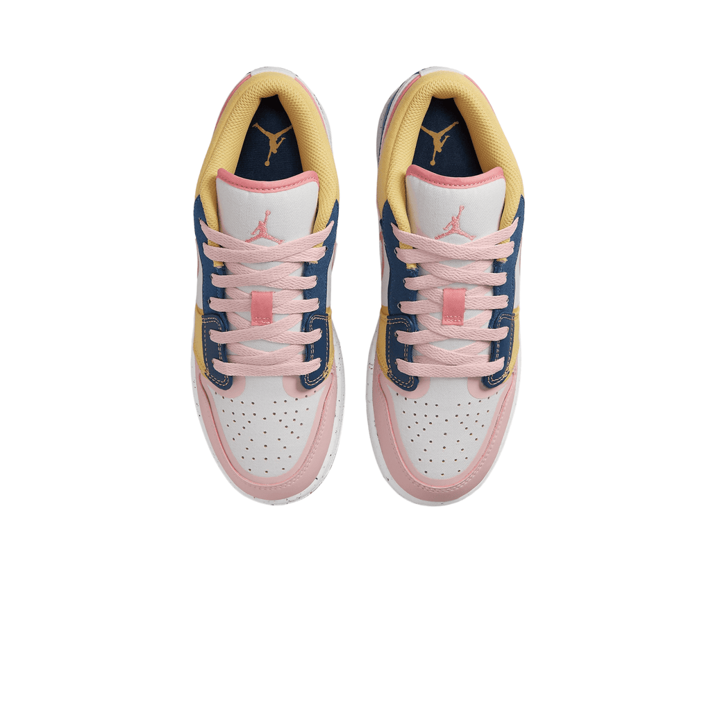 Air Jordan 1 Low SE GS 'Multi-Colour Canvas' — UK 13.5 | EU 32 | US 1Y — Back View