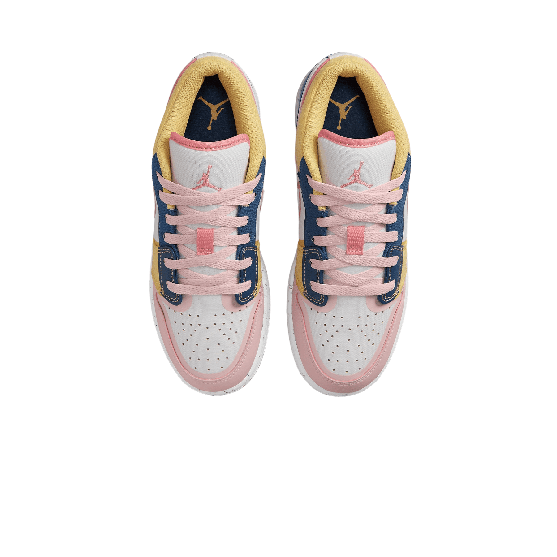 Air Jordan 1 Low SE GS 'Multi-Colour Canvas' — UK 13.5 | EU 32 | US 1Y — Back View