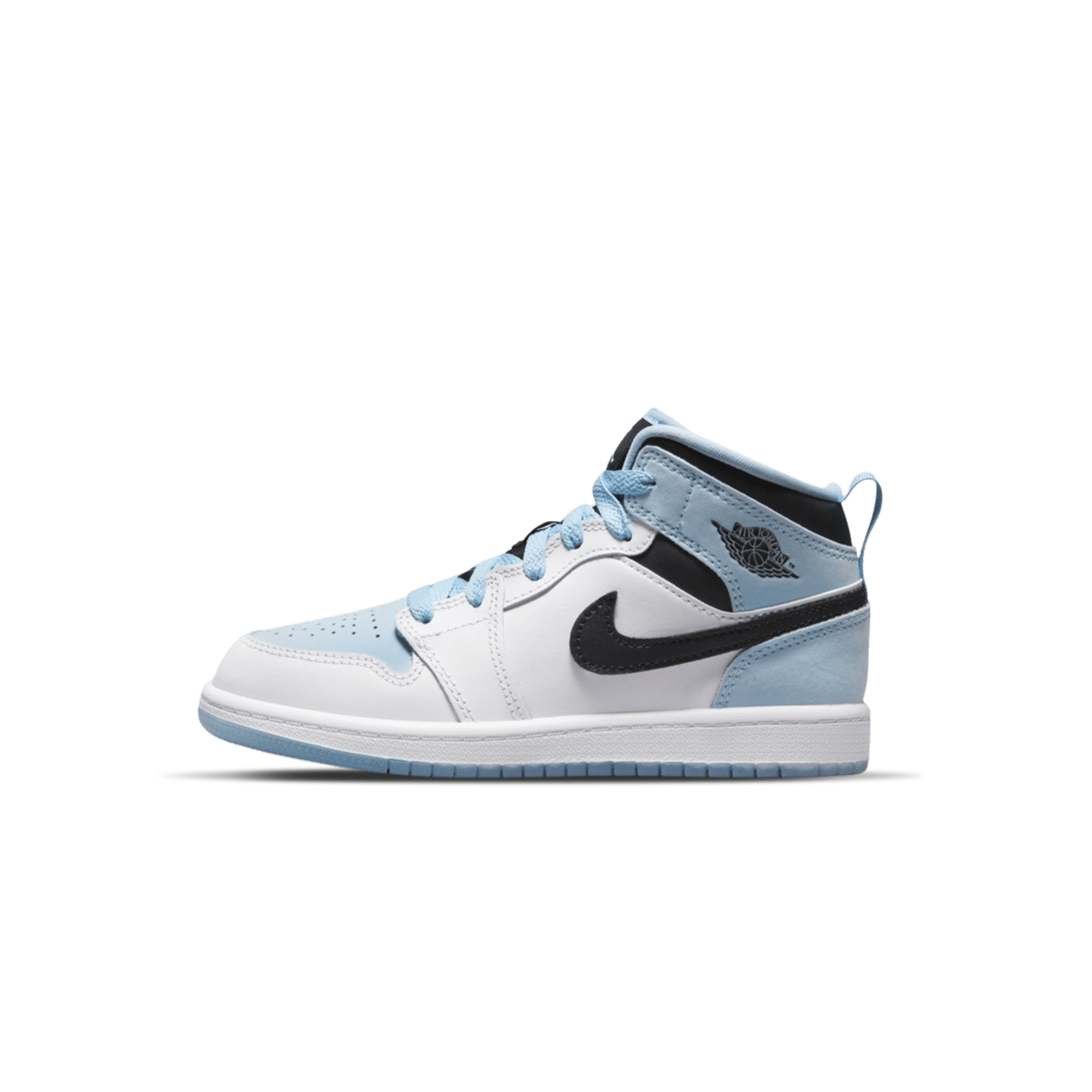 Air Jordan 1 Mid SE PS 'White Ice Blue' — UK 10C | EU 27.5 | US 10.5C — Front View