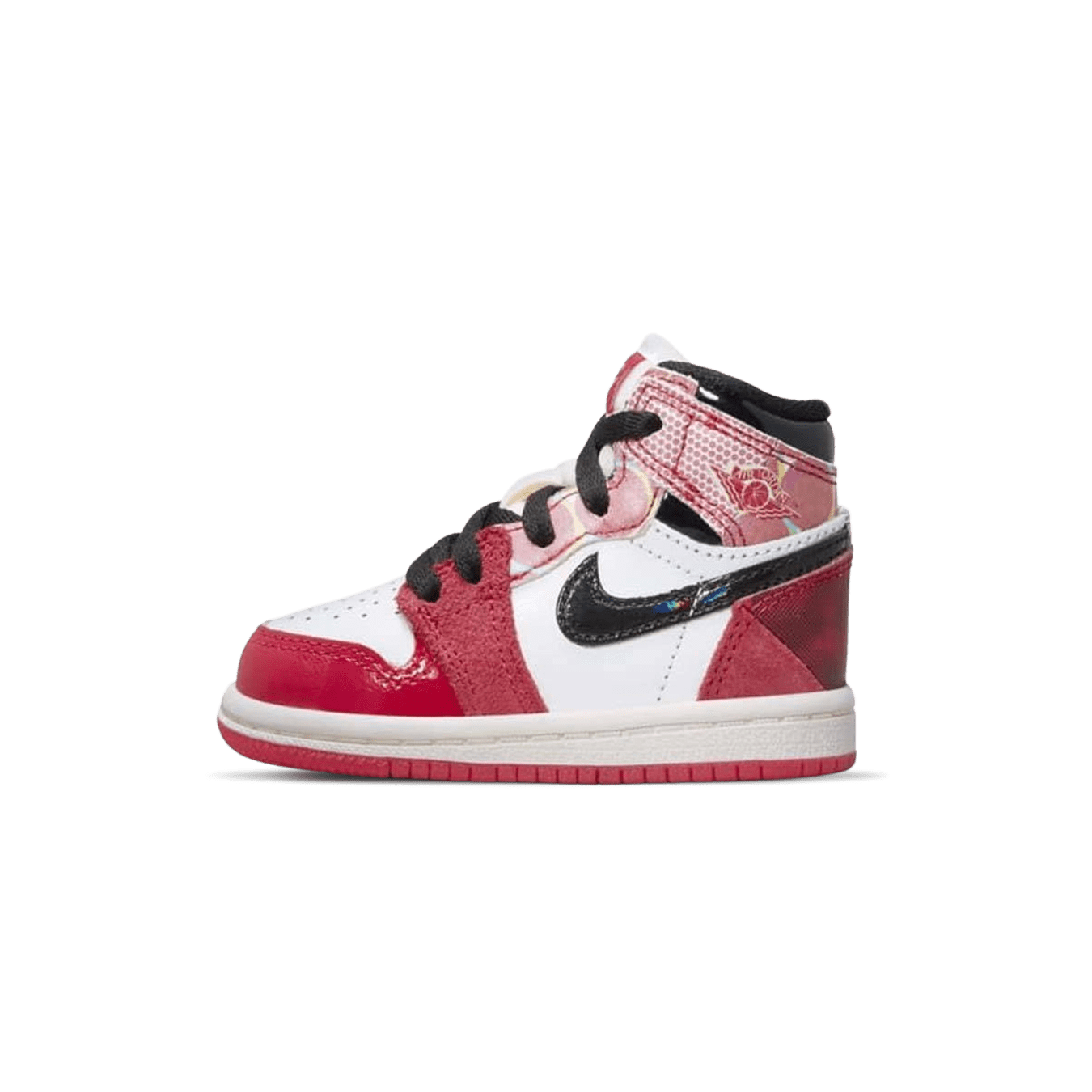 Air Jordan 1 Retro High OG 'Spider-Man: Across the Spider-Verse' TD — UK 0C | EU 15 | US 0C — Front View