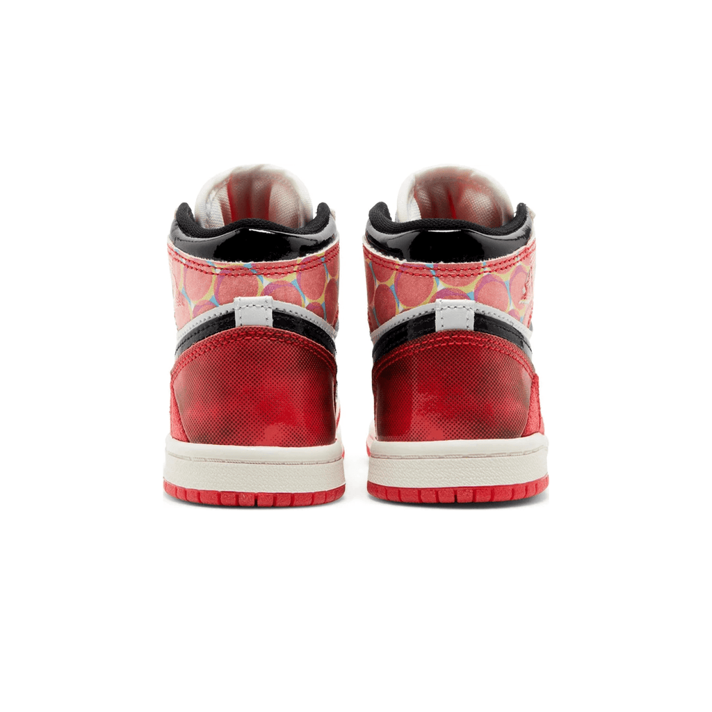 Air Jordan 1 Retro High OG 'Spider-Man: Across the Spider-Verse' TD — UK 0C | EU 15 | US 0C — Back View