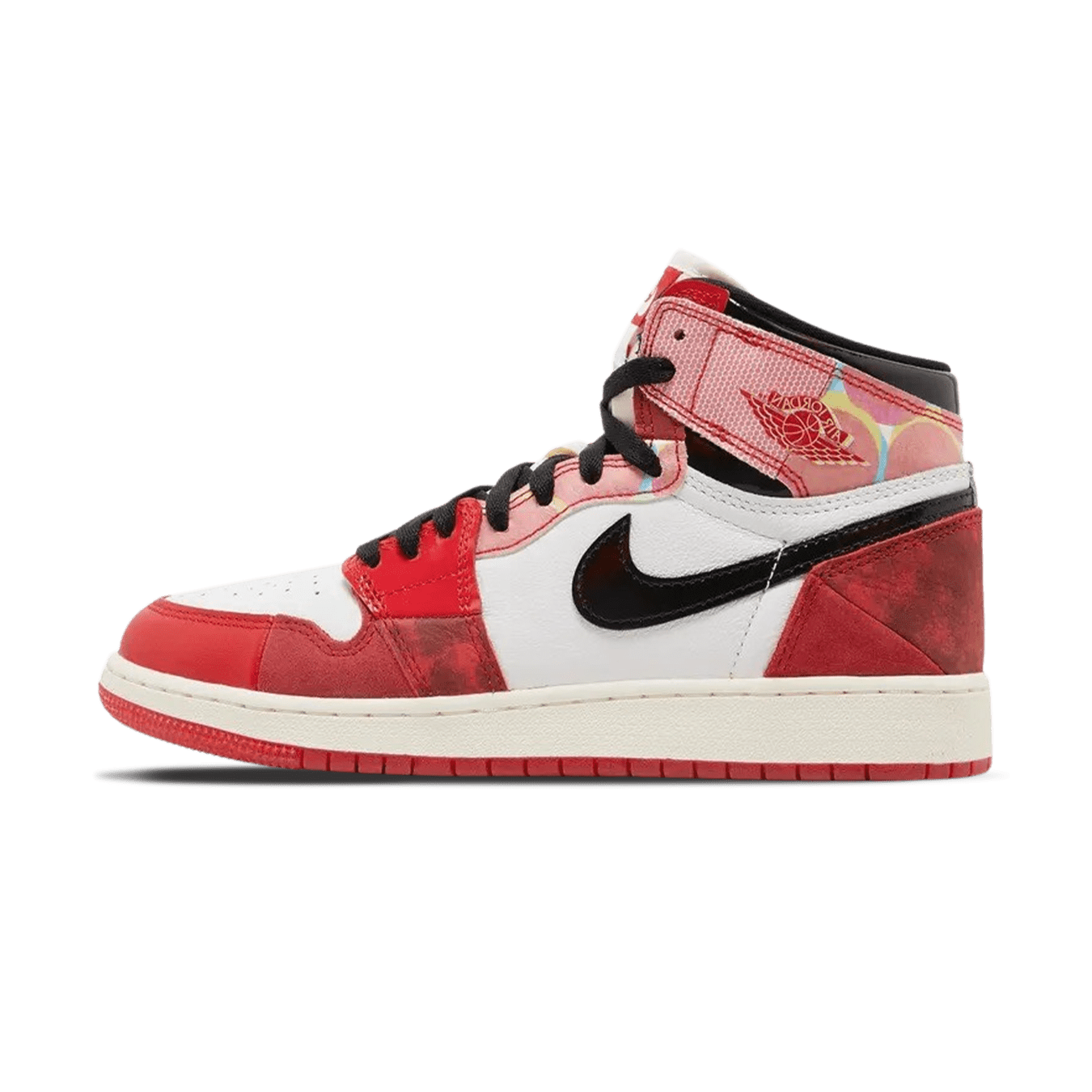 Air Jordan 1 Retro High OG 'Spider-Man: Across the Spider-Verse' GS — UK 13.5 | EU 32 | US 1Y — Front View