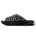 Nike Air More Uptempo Slide ‘Black - Black Sole’ — UK 3 | EU 35.5 | US 3.5 — Front View