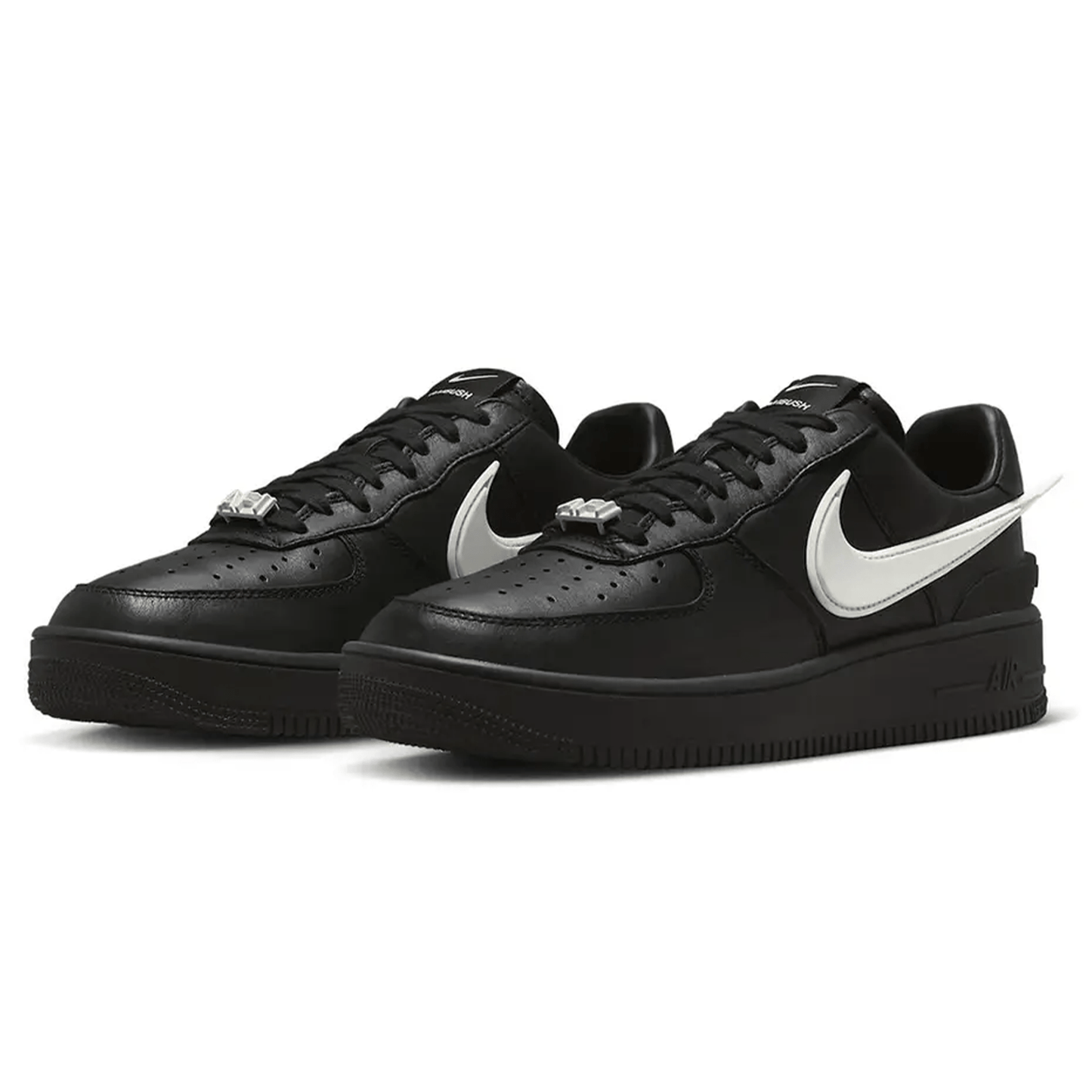 AMBUSH x Nike Air Force 1 Low 'Black' — UK 3 | EU 35.5 | US 3.5 — Side View
