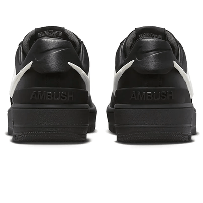 AMBUSH x Nike Air Force 1 Low 'Black' — UK 3 | EU 35.5 | US 3.5 — Back View