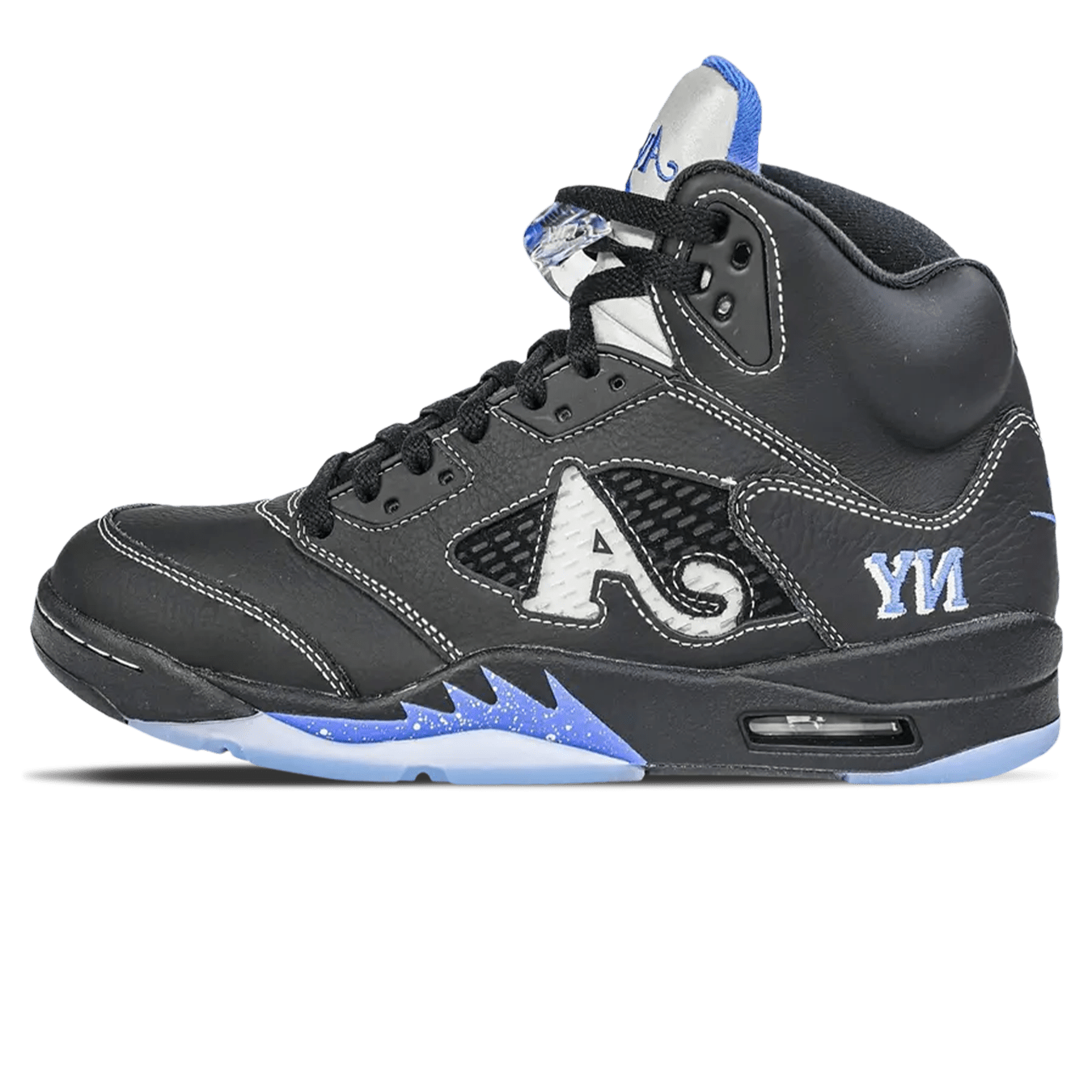 Awake NY x Air Jordan 5 Retro 'Boro - Racer Blue' — UK 3 | EU 35.5 | US 3.5 — Front View