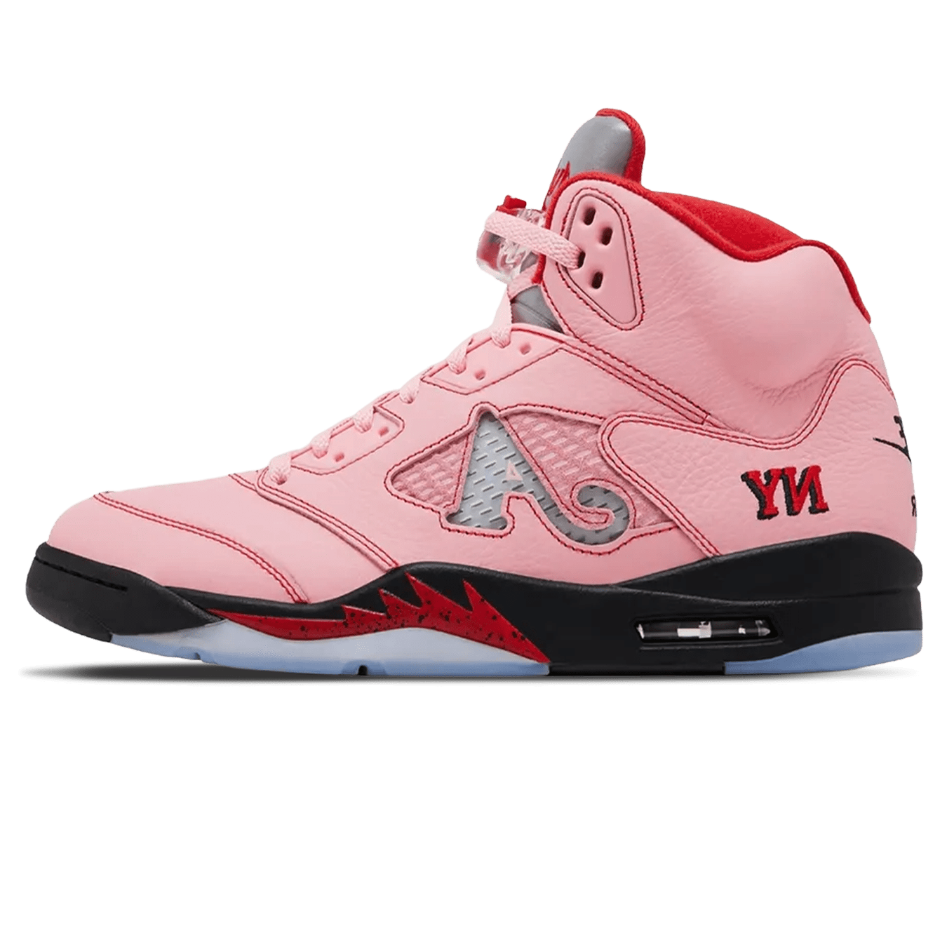 Awake NY x Air Jordan 5 Retro 'Boro - Arctic Pink' — UK 3 | EU 35.5 | US 3.5 — Front View