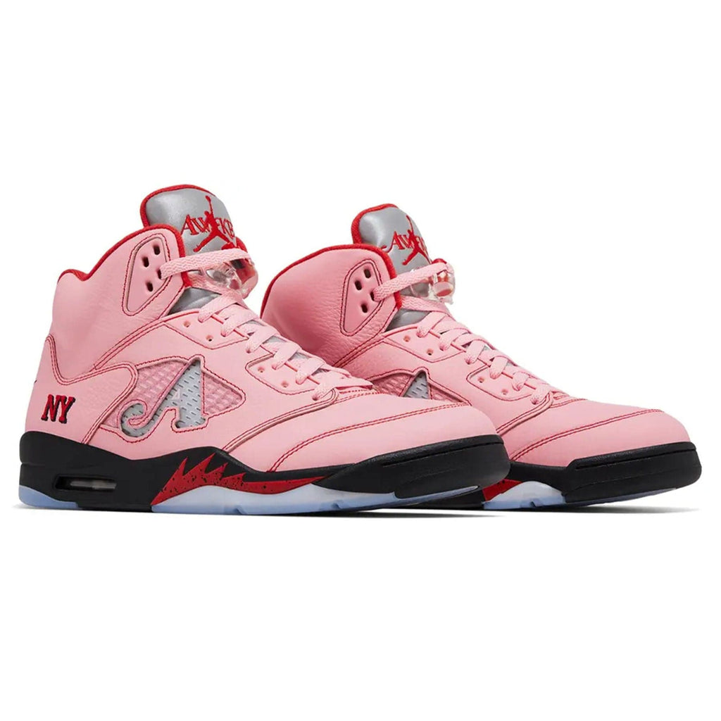Awake NY x Air Jordan 5 Retro 'Boro - Arctic Pink' — UK 3 | EU 35.5 | US 3.5 — Back View