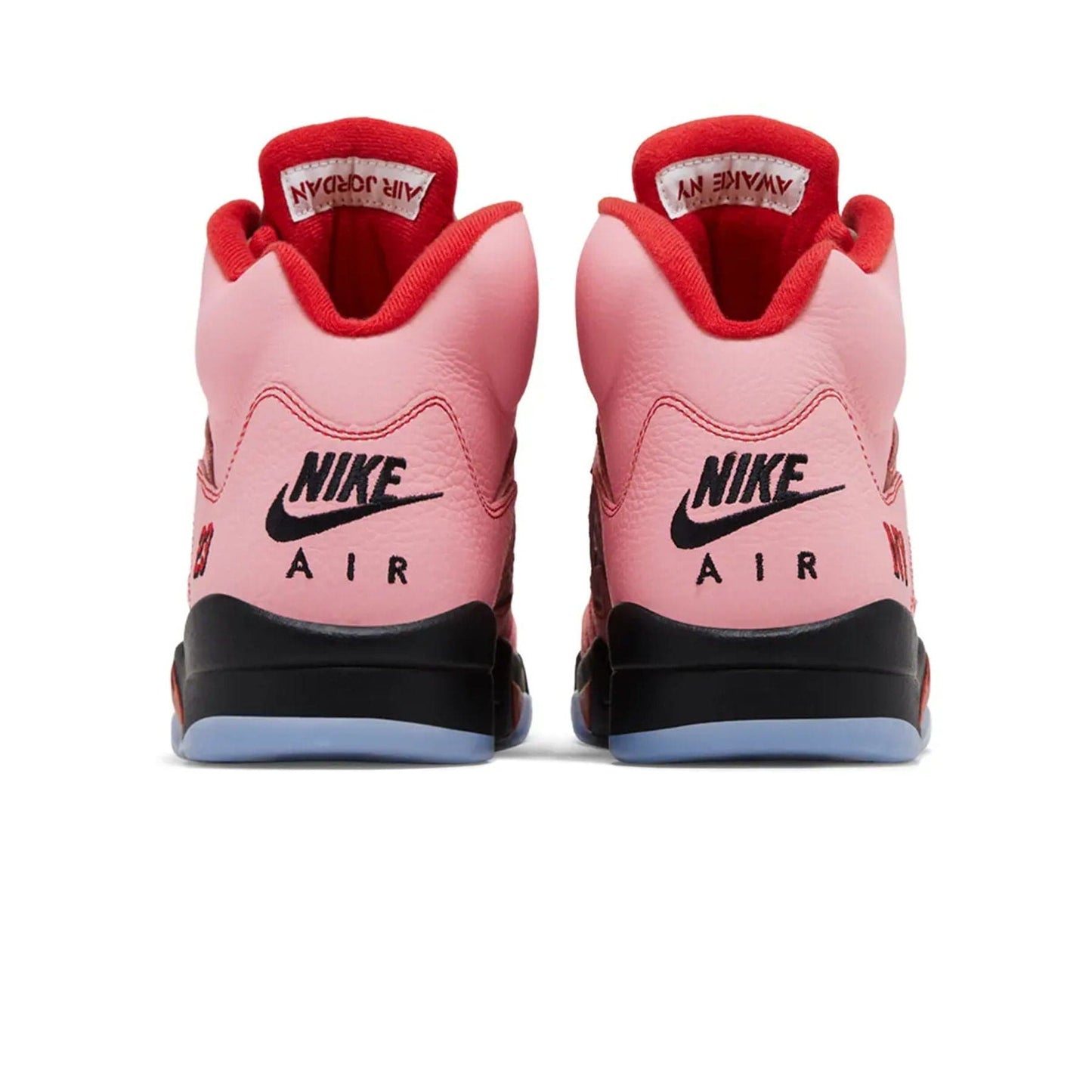 Awake NY x Air Jordan 5 Retro 'Boro - Arctic Pink' — UK 3 | EU 35.5 | US 3.5 — Top View