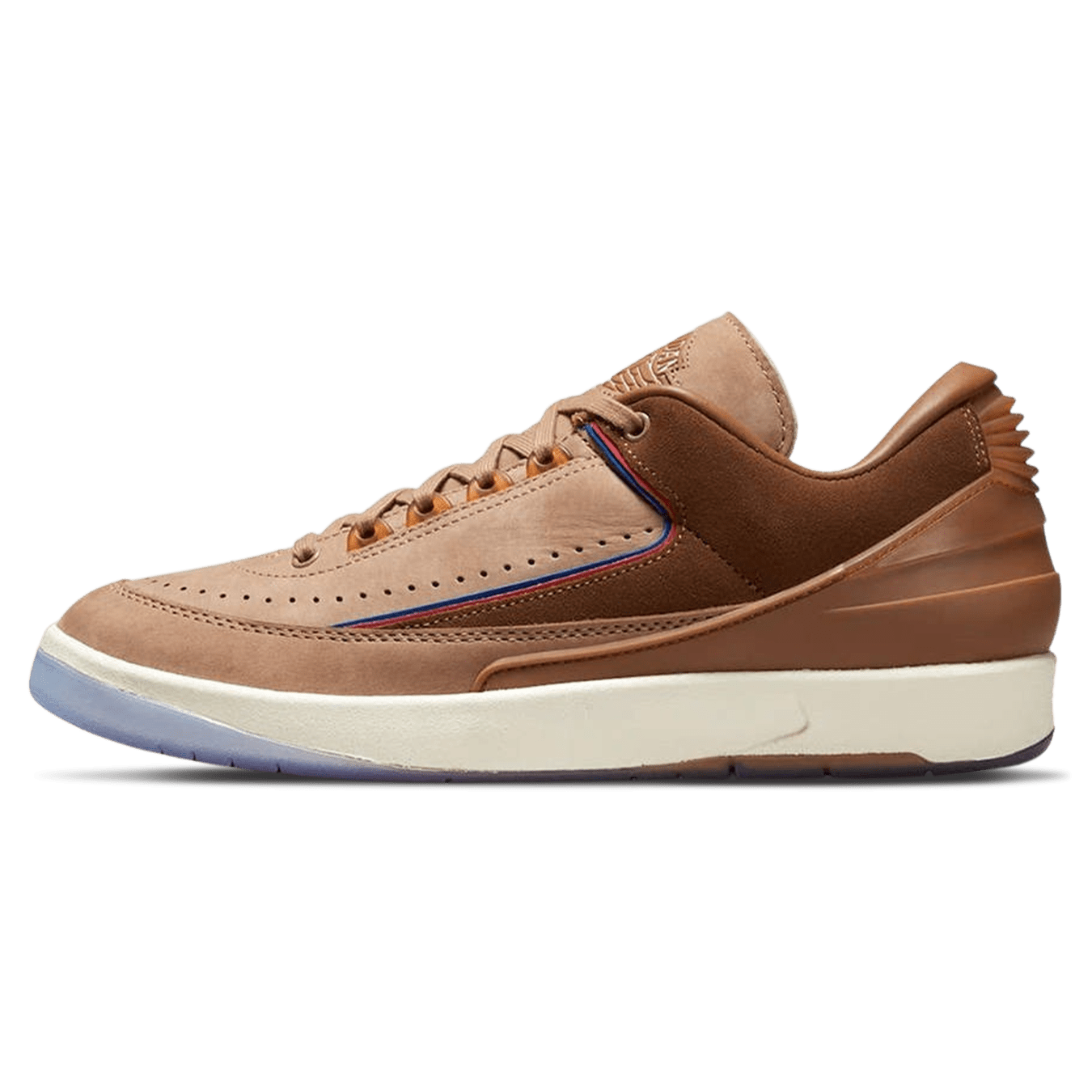 Two 18 x Air Jordan 2 Retro Low 'Rocky Tan' — UK 3 | EU 35.5 | US 3.5 — Front View