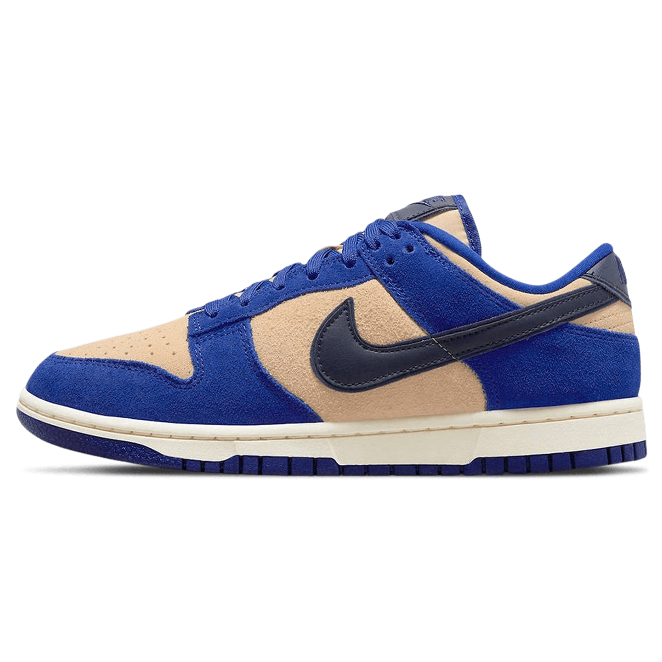Nike Dunk Low Wmns LX 'Blue Suede' — UK 2.5 | EU 35.5 | US 5 — Front View