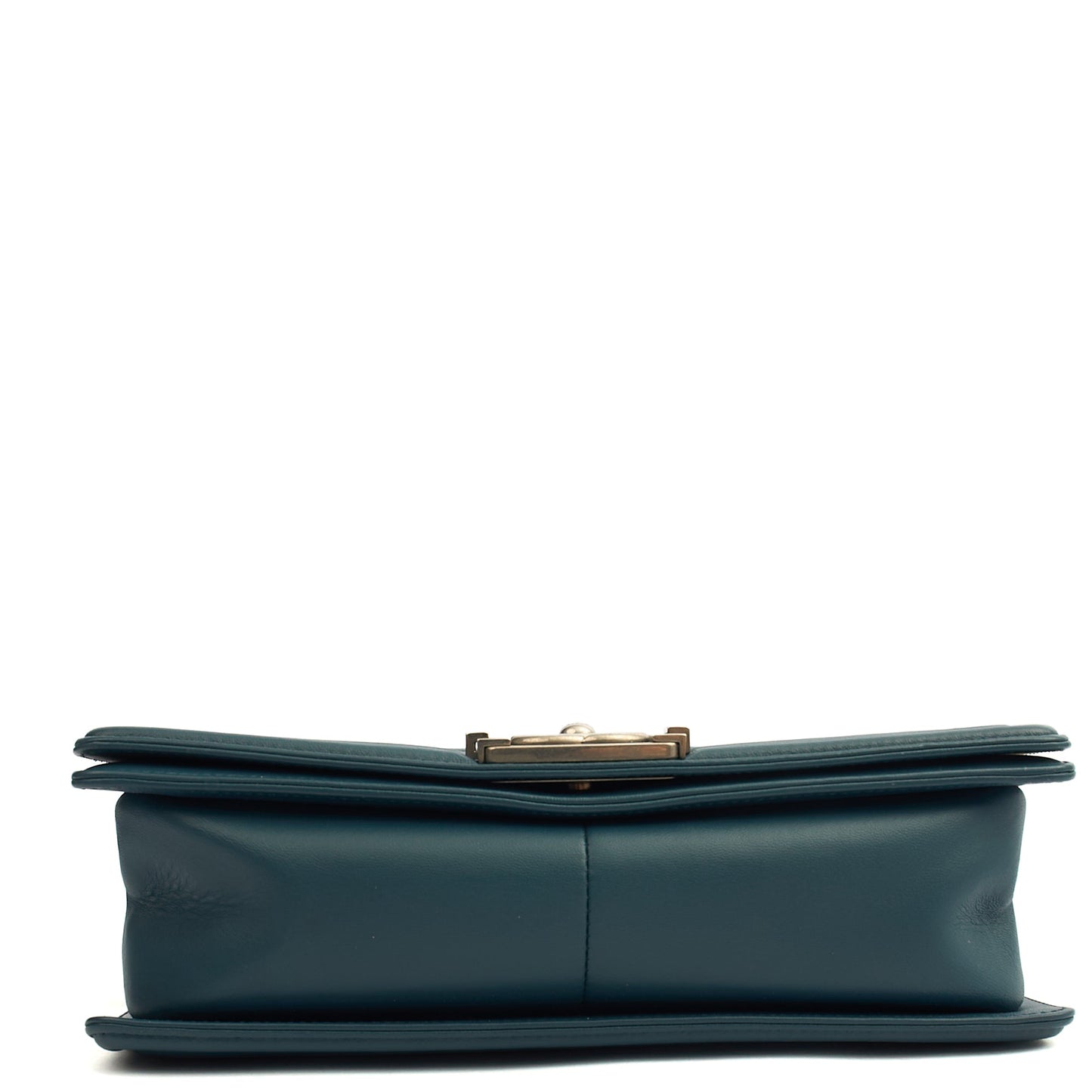 Chanel Shoulder Bag Boy - Medium in Blue, Leather — Alternate View 24