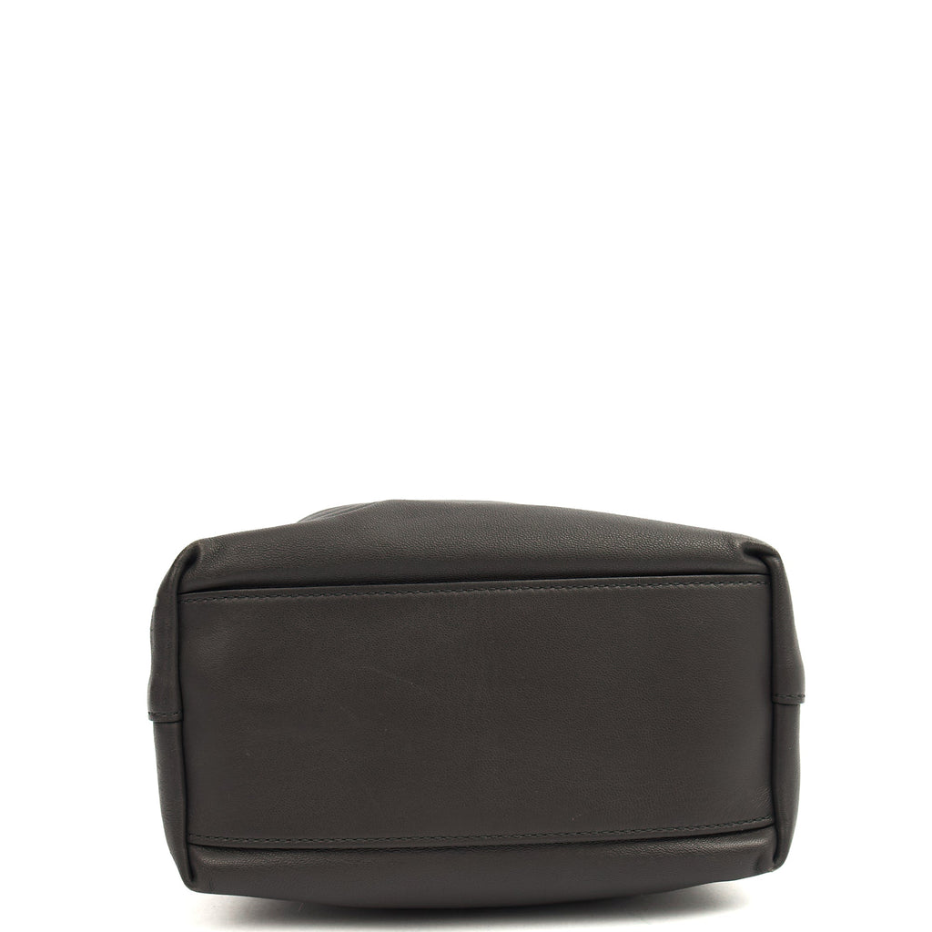 Mulberry Cross Body Lynton Mini Bucket in Blue, Calfskin Leather — Detail View
