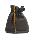 Mulberry Cross Body Lynton Mini Bucket in Blue, Calfskin Leather — Front View