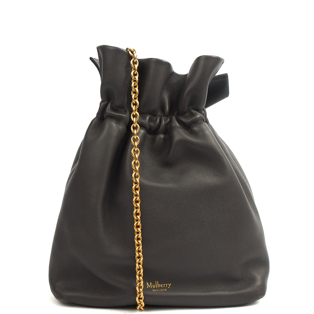 Mulberry Cross Body Lynton Mini Bucket in Blue, Calfskin Leather — Alternate View 7