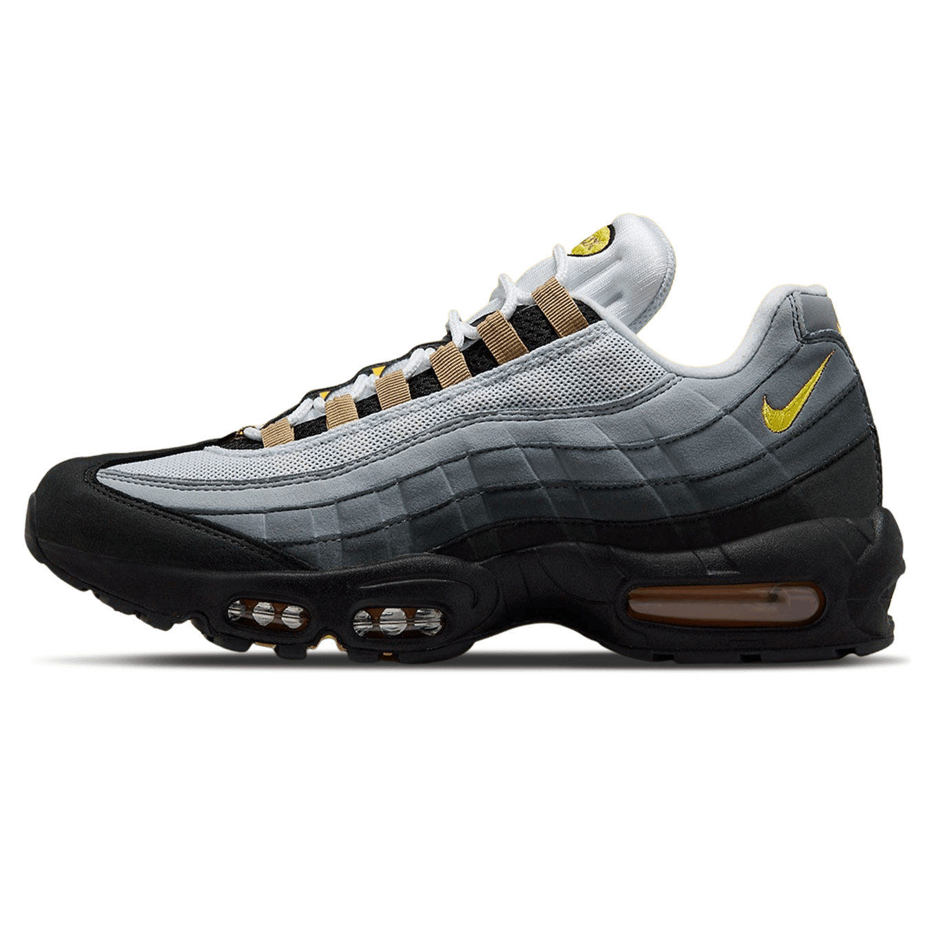 Nike Air Max 95 'Icons - Yellow Strike' — UK 3 | EU 35.5 | US 3.5 — Front View