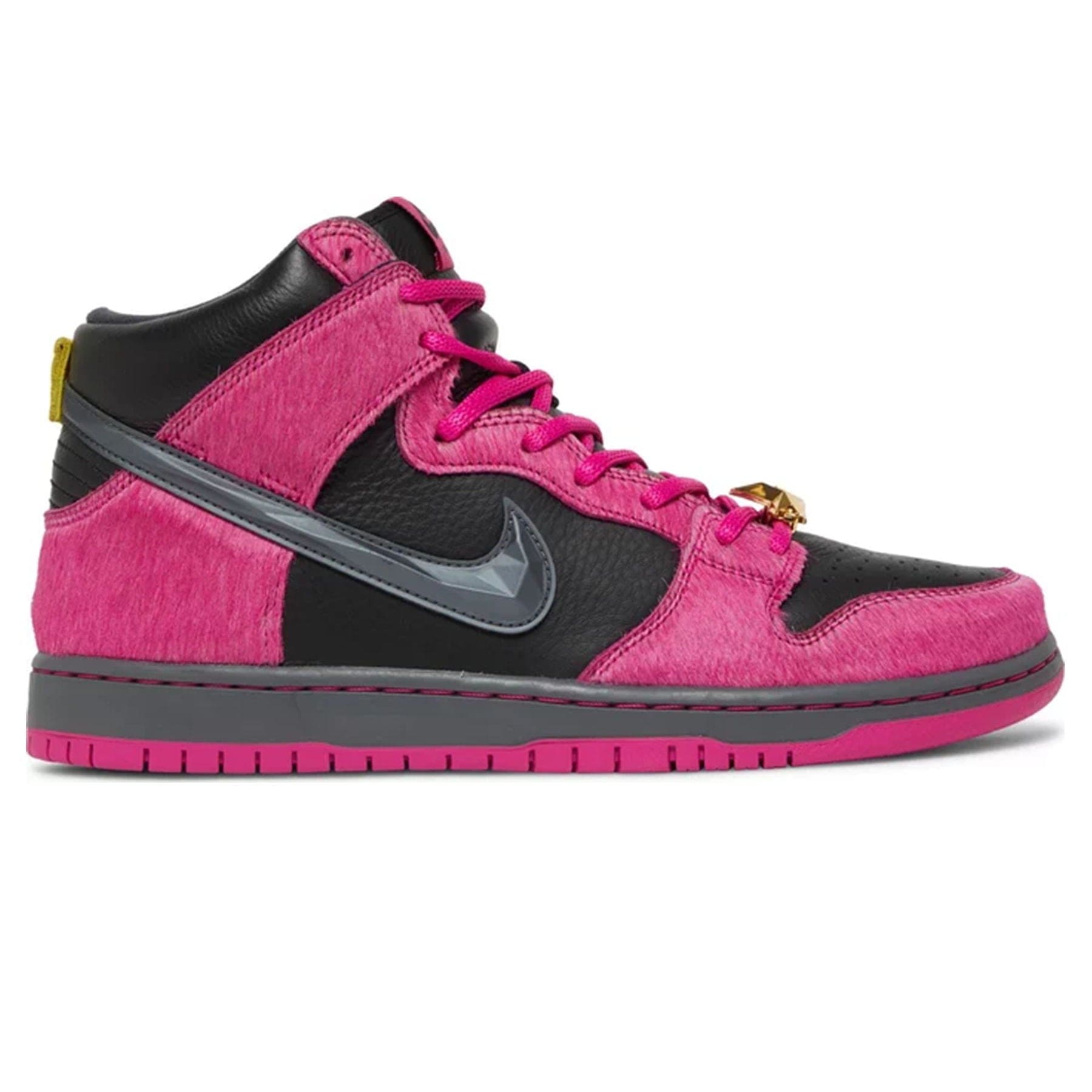 Run The Jewels x Nike Dunk High SB '4/20' — UK 3 | EU 35.5 | US 3.5 — Side View