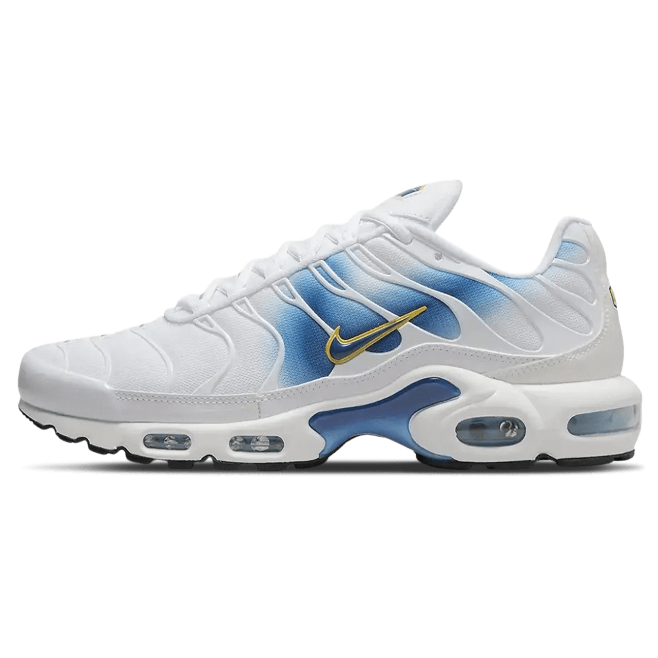 Nike Air Max Plus 'Spray Paint Swoosh' — UK 3 | EU 35.5 | US 3.5 — Front View