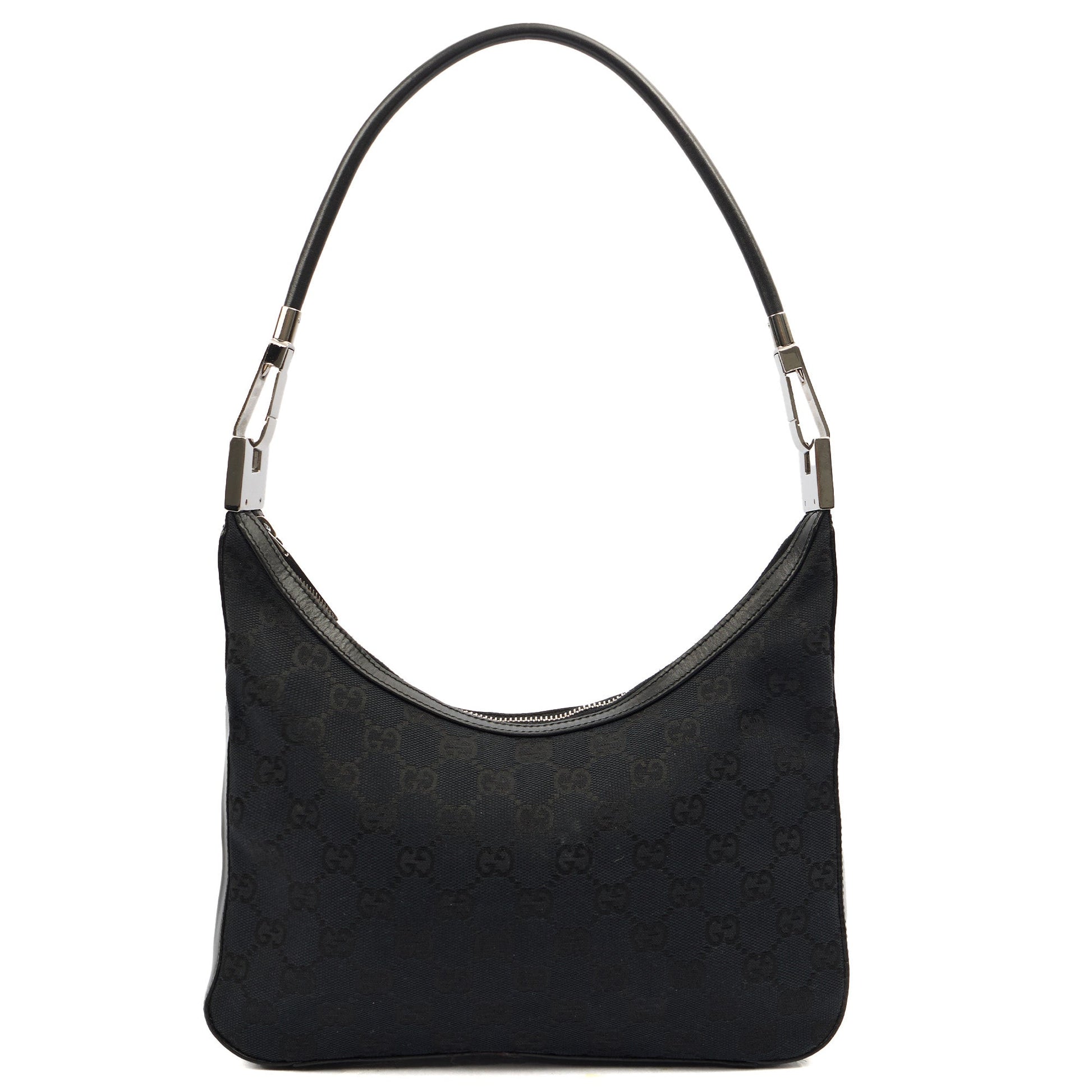 Gucci Shoulder Bag Shoulder Bag in Black, GG Canvas — Alternate View 8