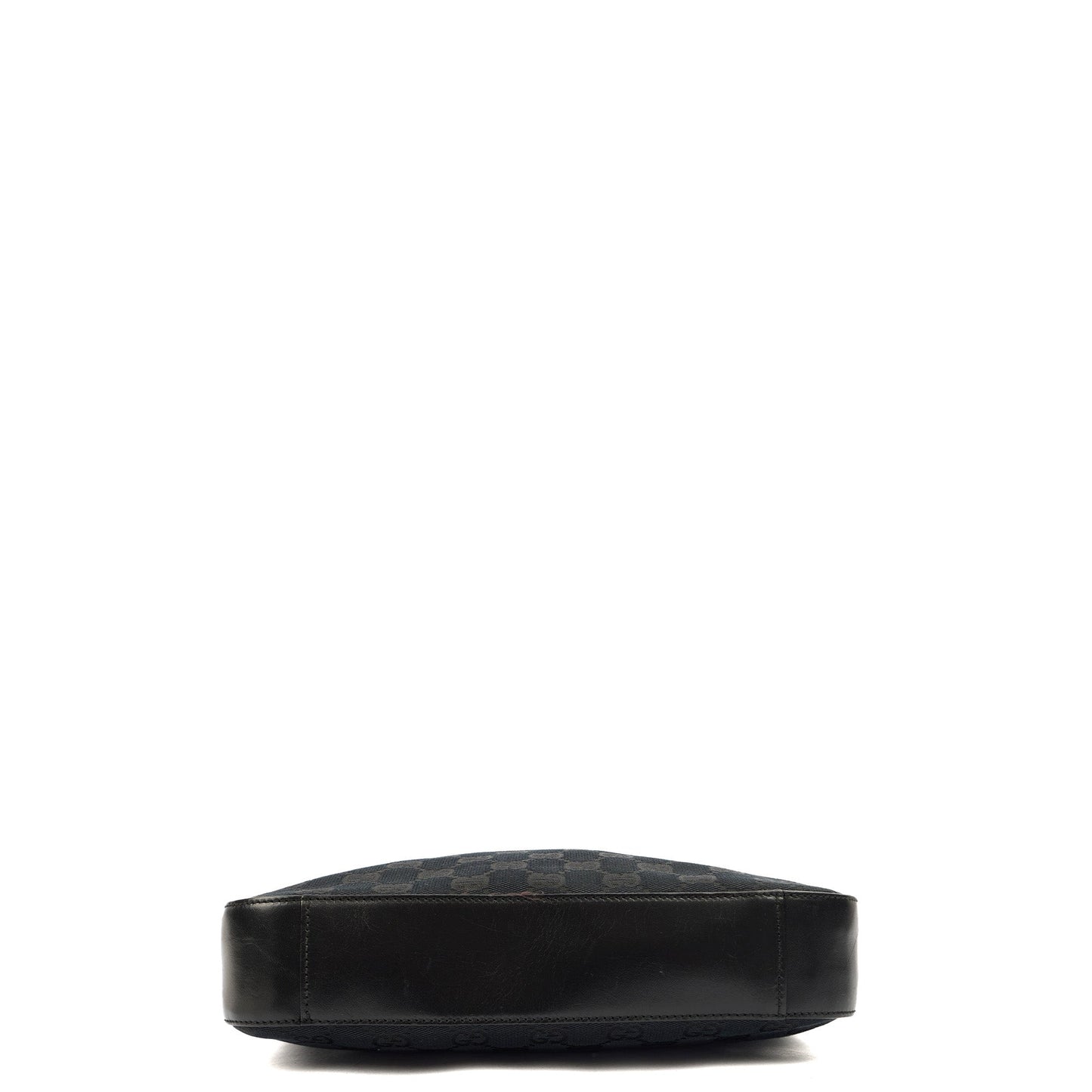 Gucci Shoulder Bag Shoulder Bag in Black, GG Canvas — Detail View