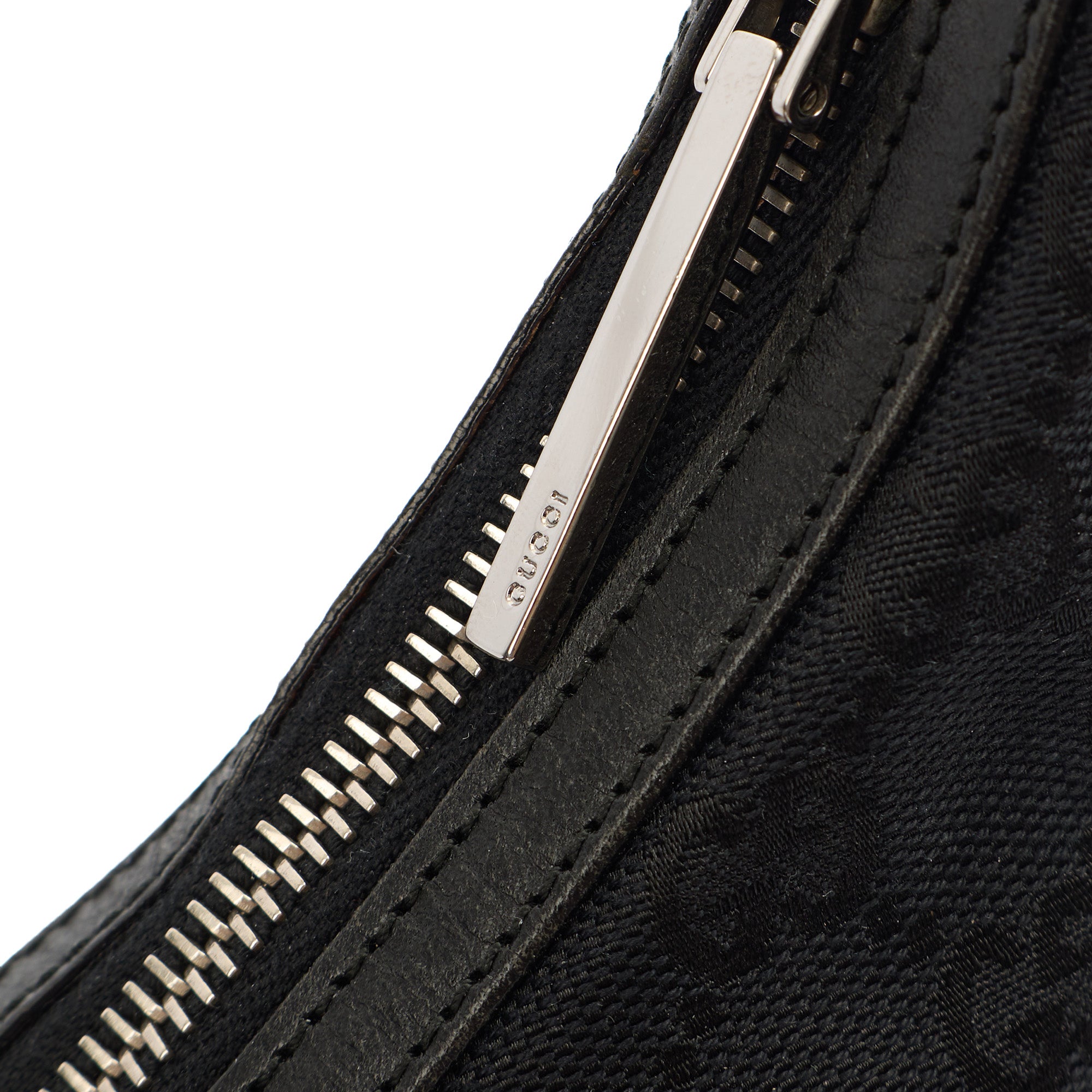 Gucci Shoulder Bag Shoulder Bag in Black, GG Canvas — Lifestyle View