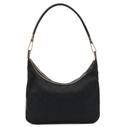 Gucci Shoulder Bag Shoulder Bag in Black, GG Canvas — Alternate View 11