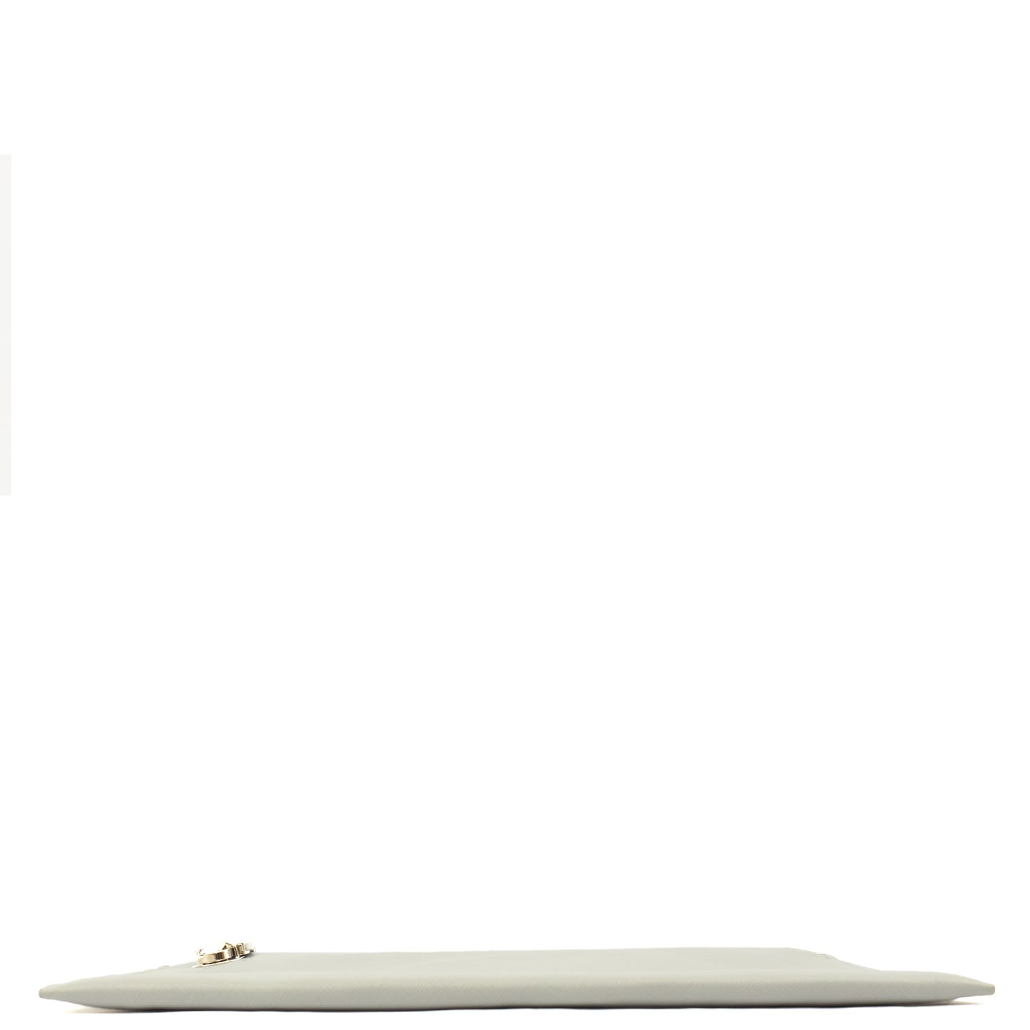 Prada Clutch Clutch in Grey, Leather — Alternate View 17