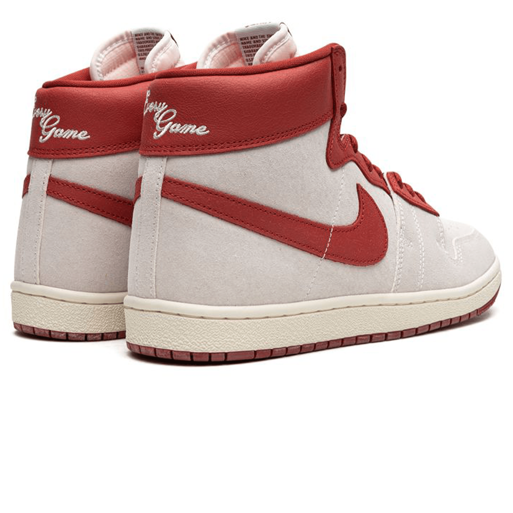Jordan Air Ship PE SP 'Every Game - Dune Red' — UK 3 | EU 35.5 | US 3.5 — Back View