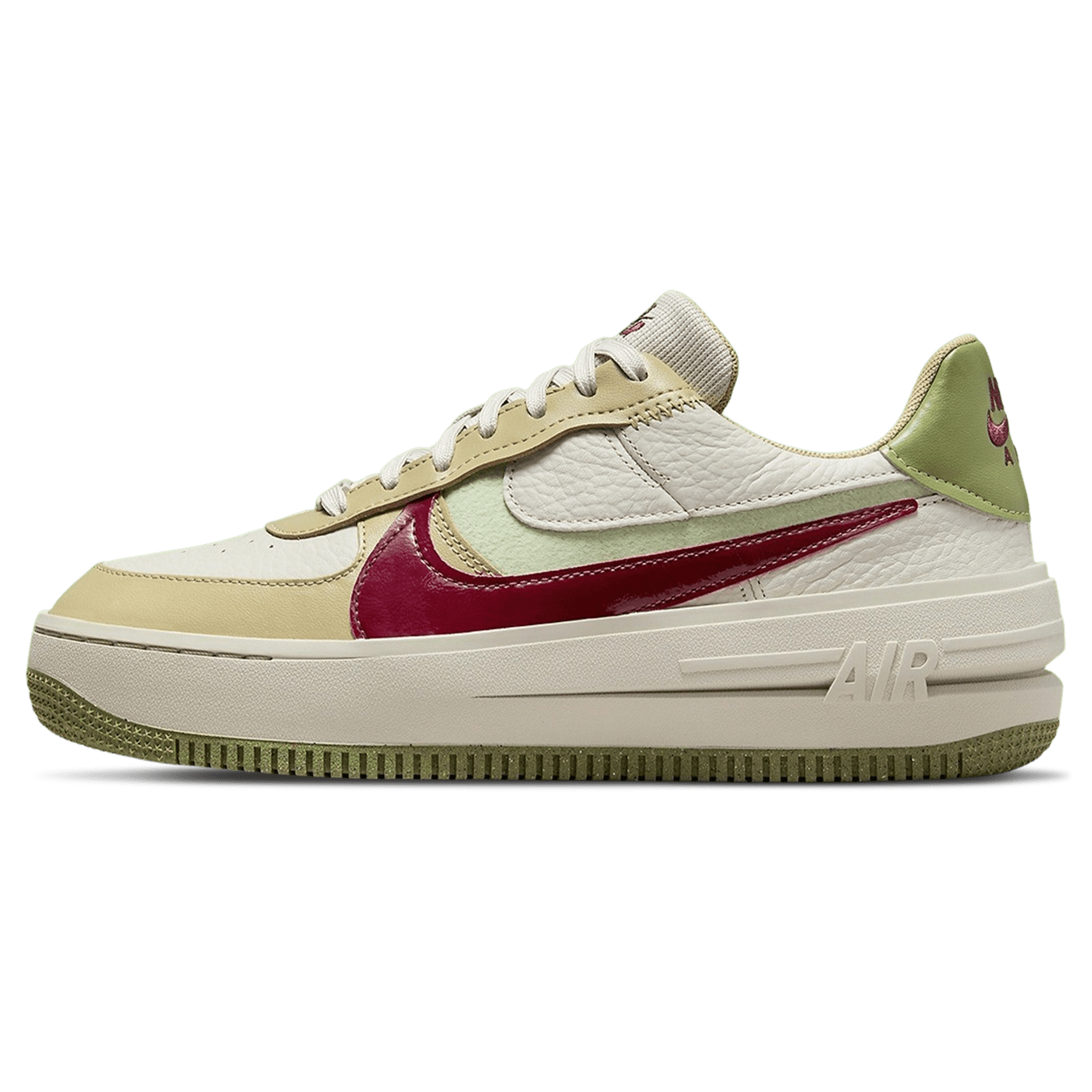 Air Force 1 PLT.AF.ORM Wmns 'Alligator Dark Beetroot' — UK 2.5 | EU 35.5 | US 5 — Front View