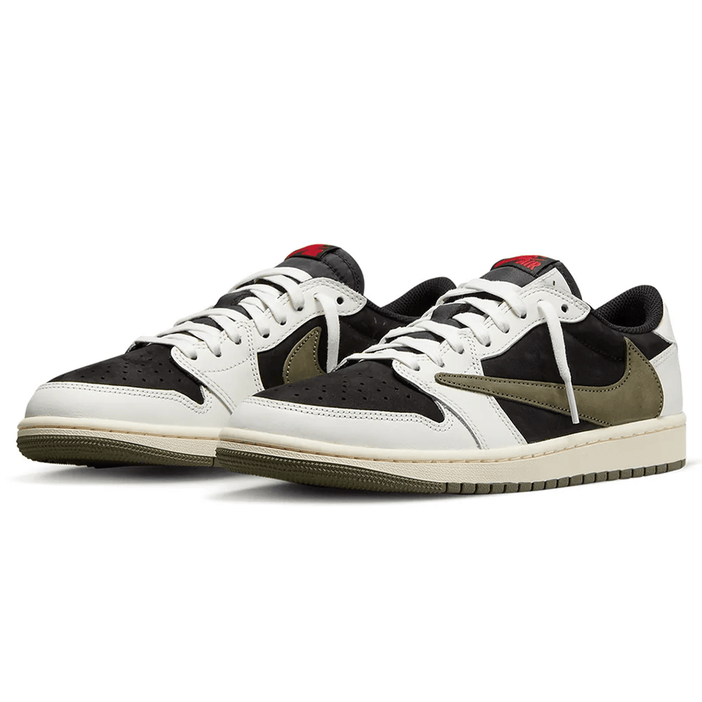 Air Jordan 1 Retro Low OG x Travis Scott Wmns 'Olive' — UK 2.5 | EU 35.5 | US 5 — Side View