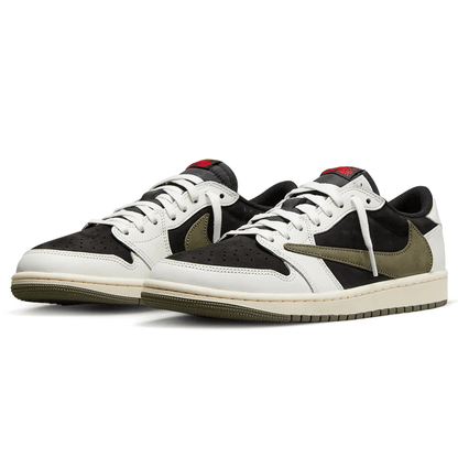 Air Jordan 1 Retro Low OG x Travis Scott Wmns 'Olive' — UK 2.5 | EU 35.5 | US 5 — Side View