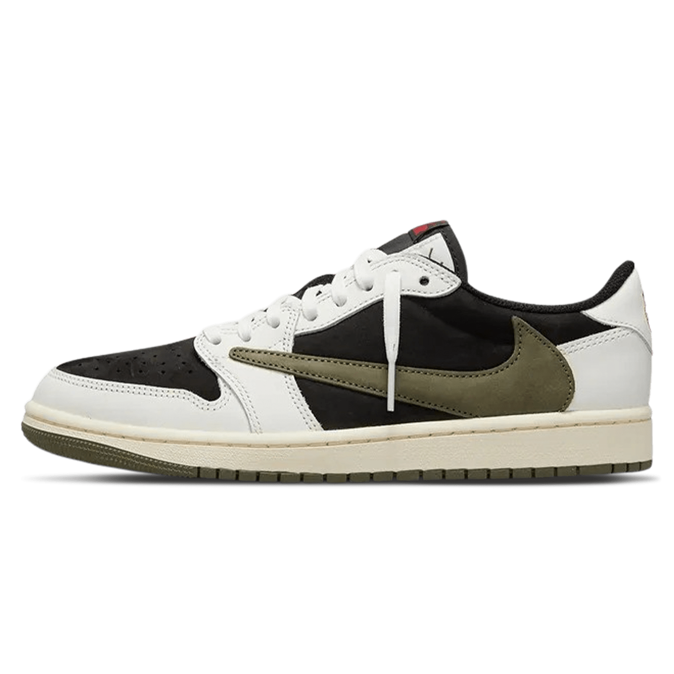 Air Jordan 1 Retro Low OG x Travis Scott Wmns 'Olive' — UK 2.5 | EU 35.5 | US 5 — Front View