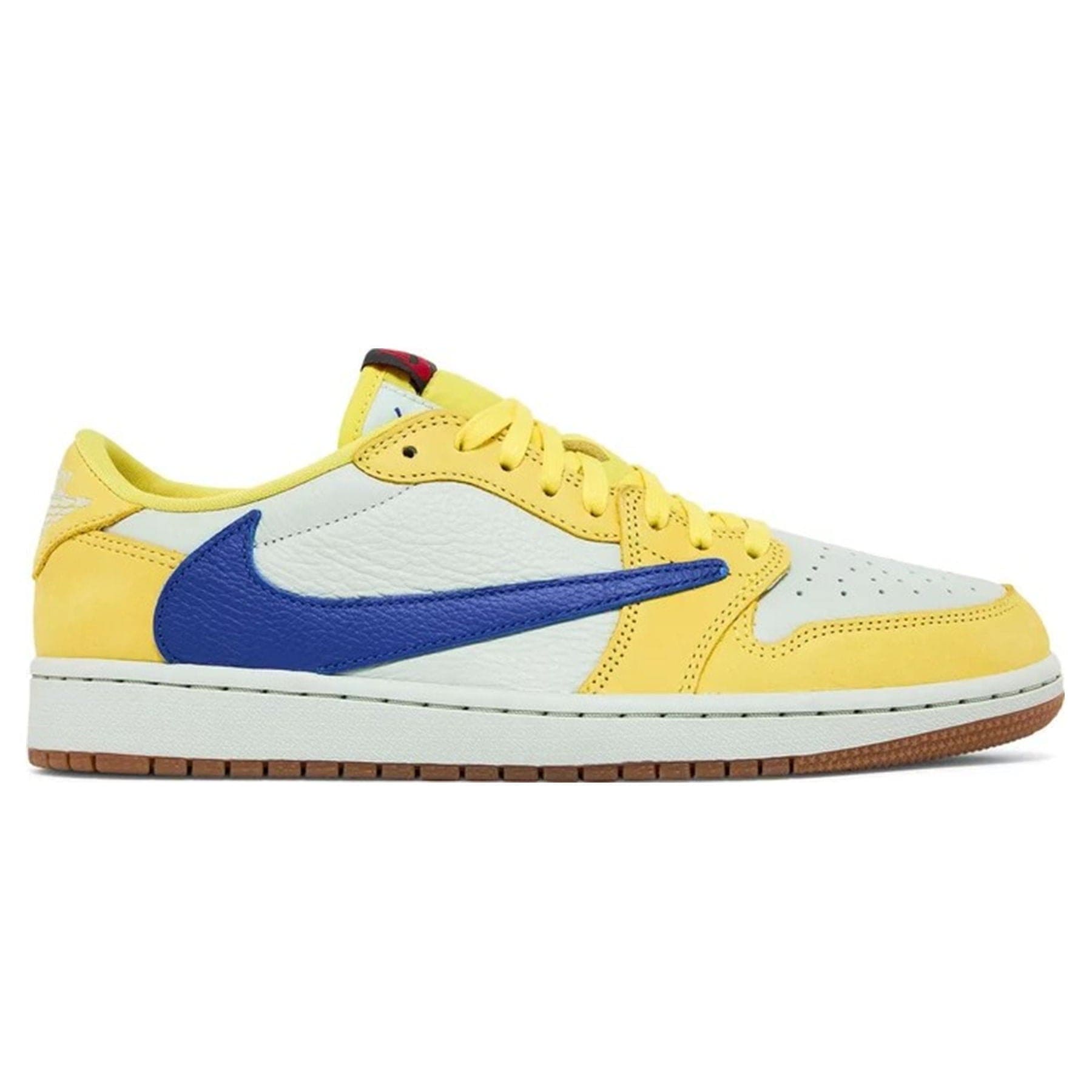 Air Jordan 1 Retro Low OG x Travis Scott Wmns 'Canary' — UK 2.5 | EU 35.5 | US 5 — Side View
