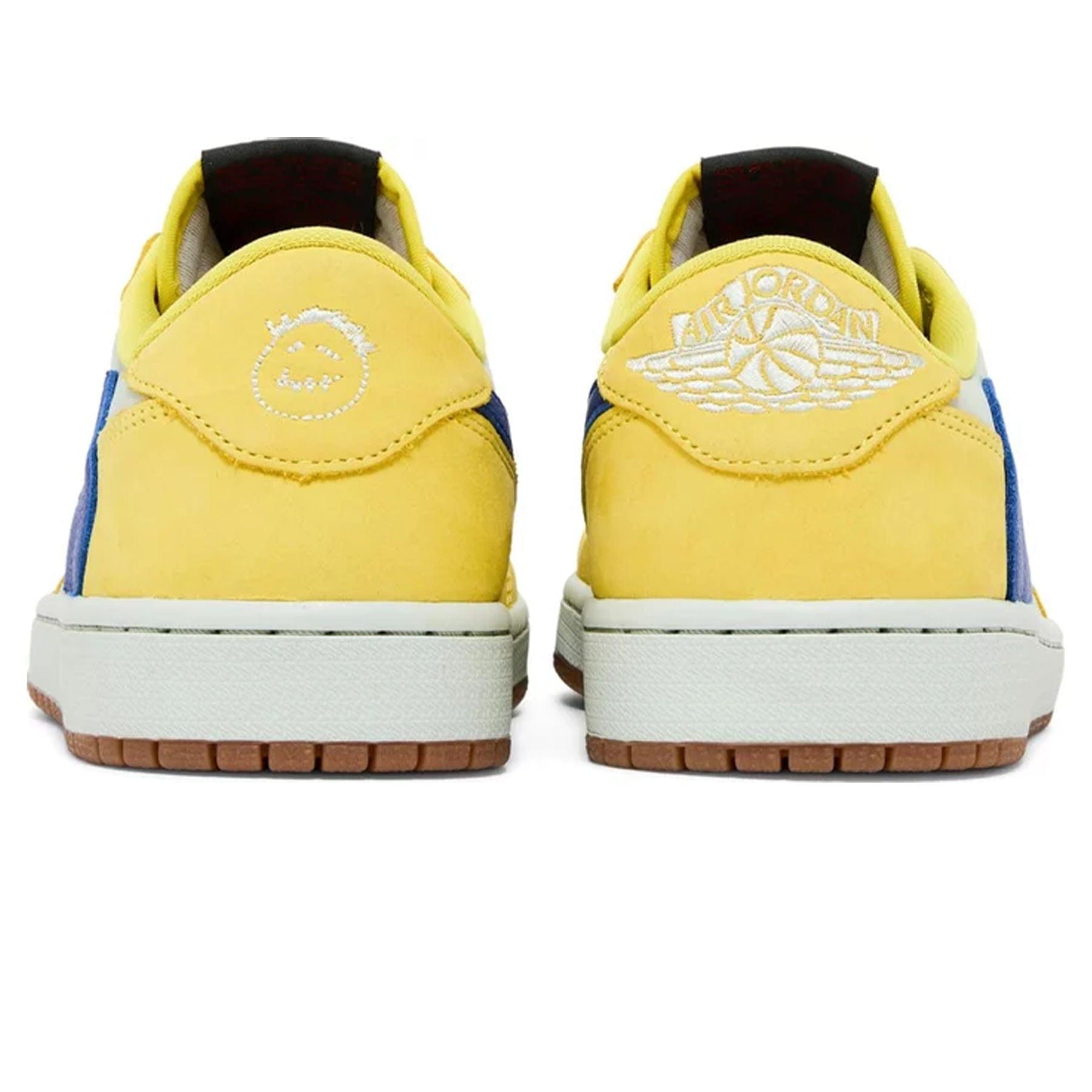 Air Jordan 1 Retro Low OG x Travis Scott Wmns 'Canary' — UK 2.5 | EU 35.5 | US 5 — Top View