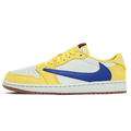 Air Jordan 1 Retro Low OG x Travis Scott Wmns 'Canary' — UK 2.5 | EU 35.5 | US 5 — Front View