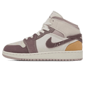 Air Jordan 1 Mid SE Craft GS 'Inside Out - Taupe Haze' — UK 13.5 | EU 32 | US 1Y — Front View