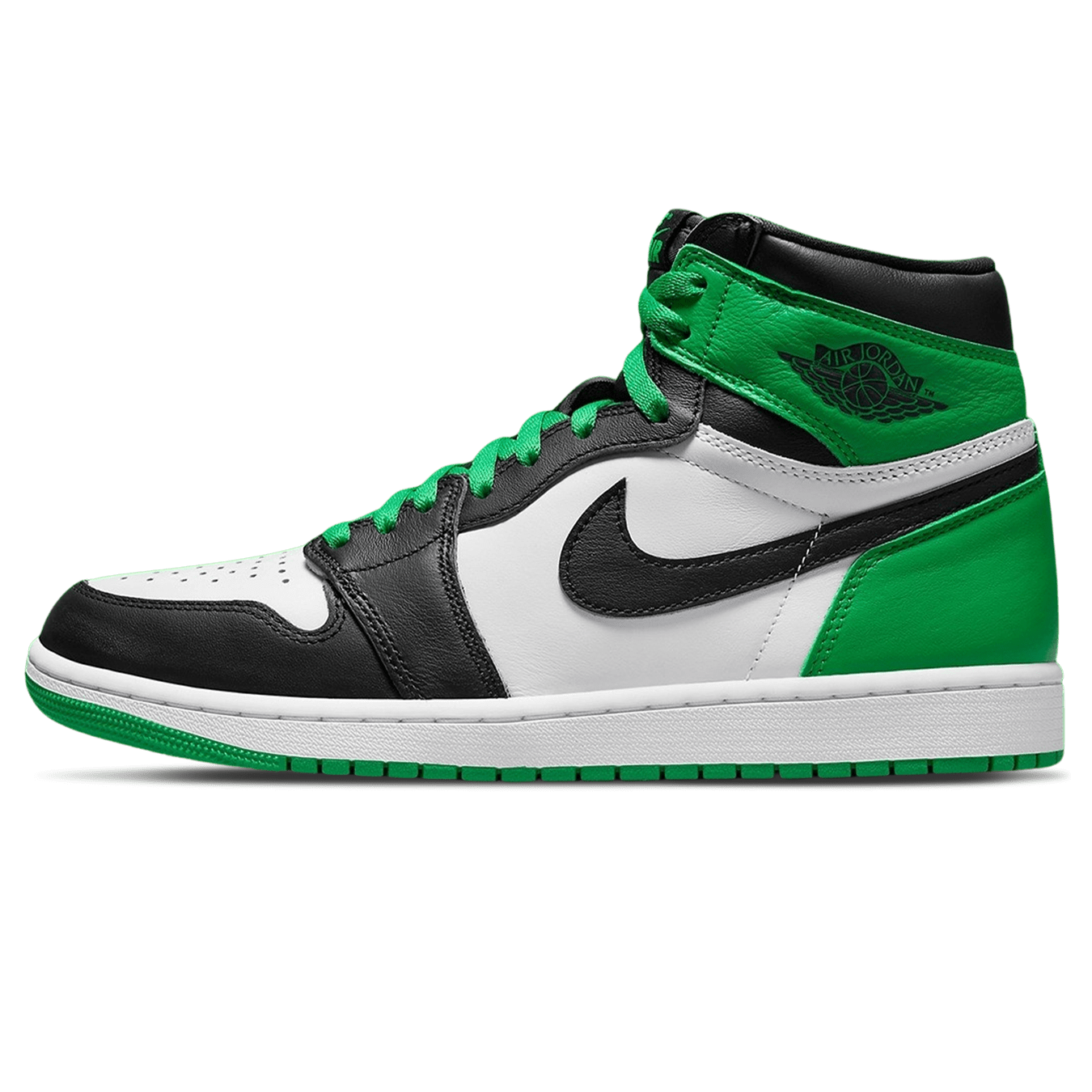 Air Jordan 1 Retro High OG 'Lucky Green' — UK 3 | EU 35.5 | US 3.5 — Front View