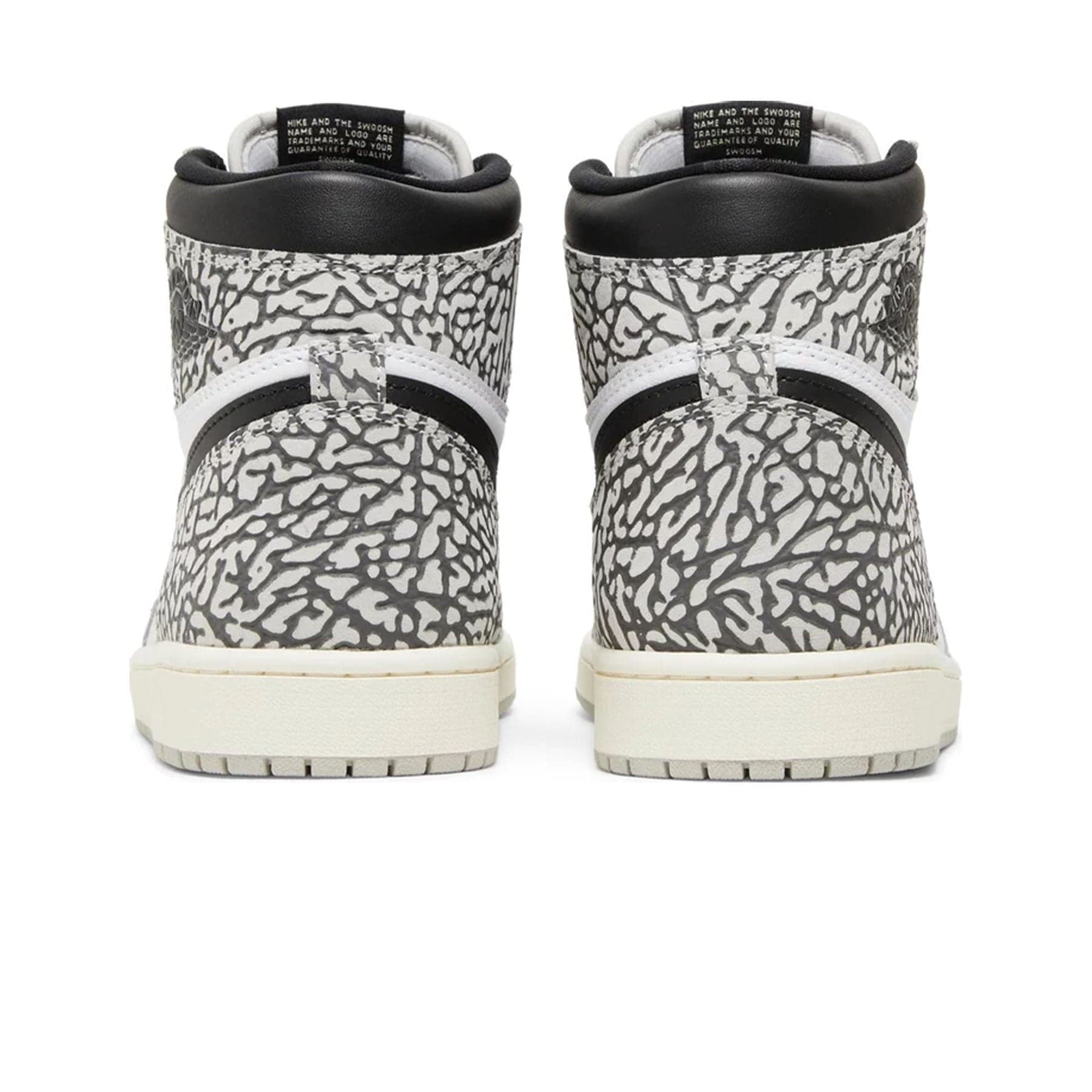 Air Jordan 1 Retro High OG 'White Cement' — UK 3 | EU 35.5 | US 3.5 — Top View