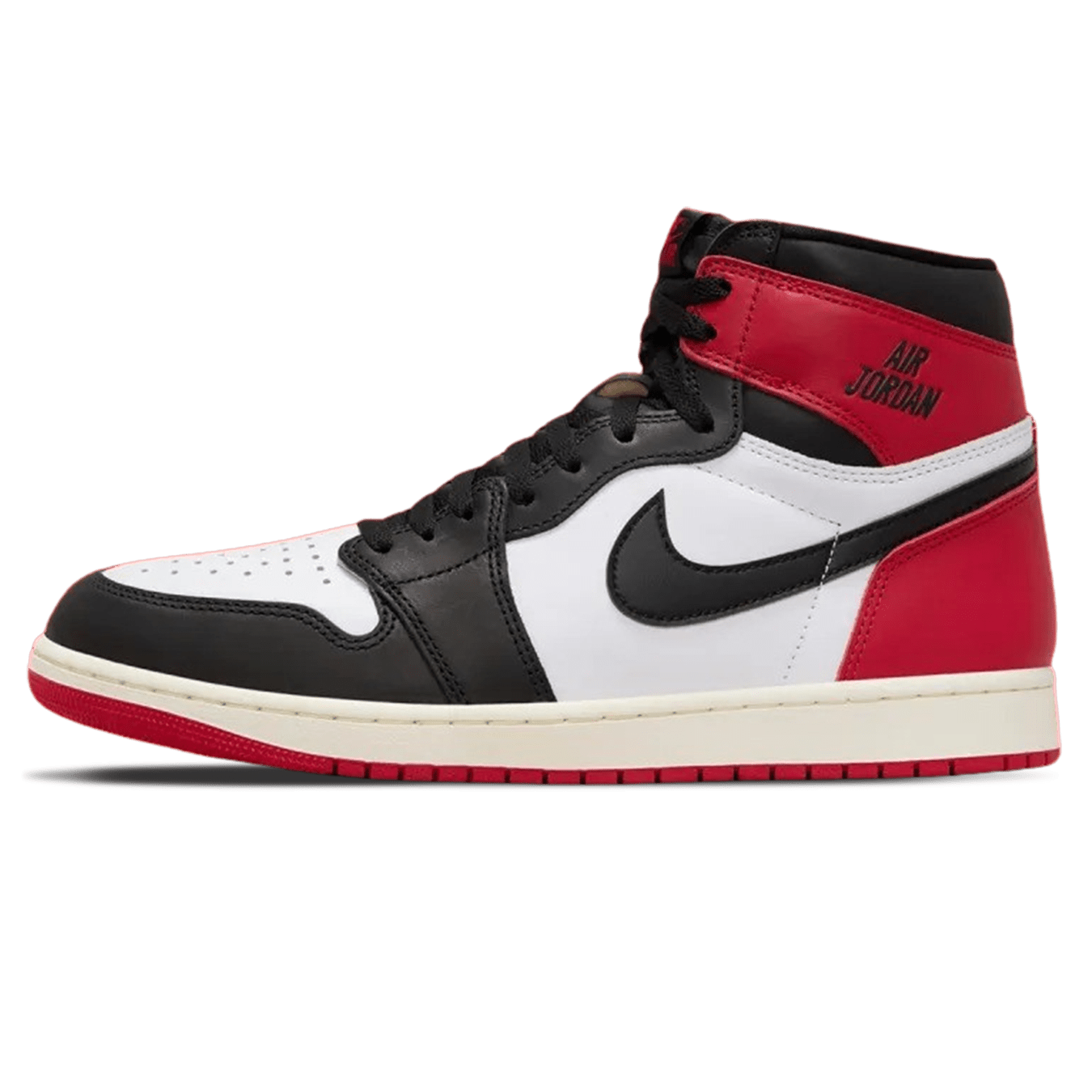 Air Jordan 1 Retro High OG 'Black Toe Reimagined' — UK 3 | EU 35.5 | US 3.5 — Front View