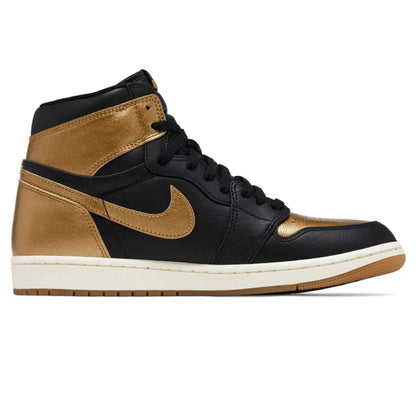 Air Jordan 1 Retro High OG 'Black Gold' — UK 3 | EU 35.5 | US 3.5 — Top View