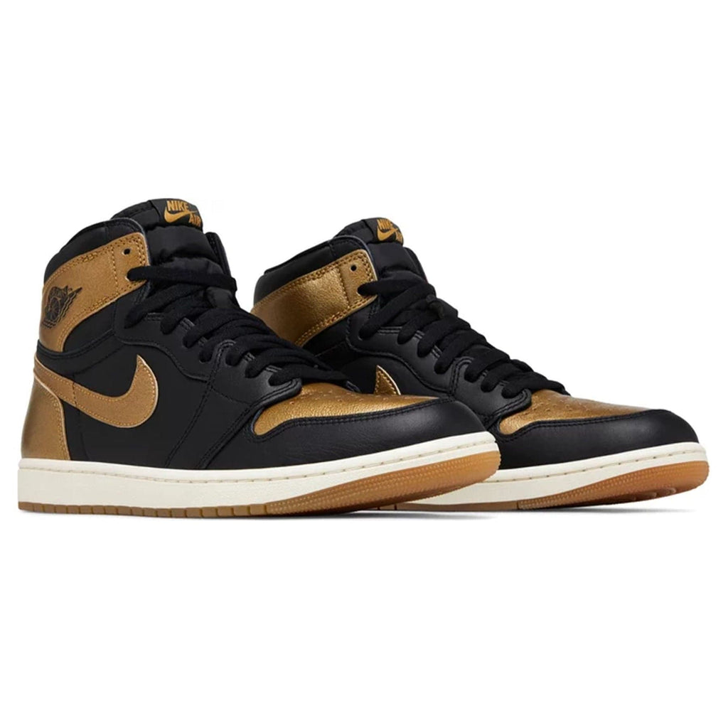Air Jordan 1 Retro High OG 'Black Gold' — UK 3 | EU 35.5 | US 3.5 — Back View