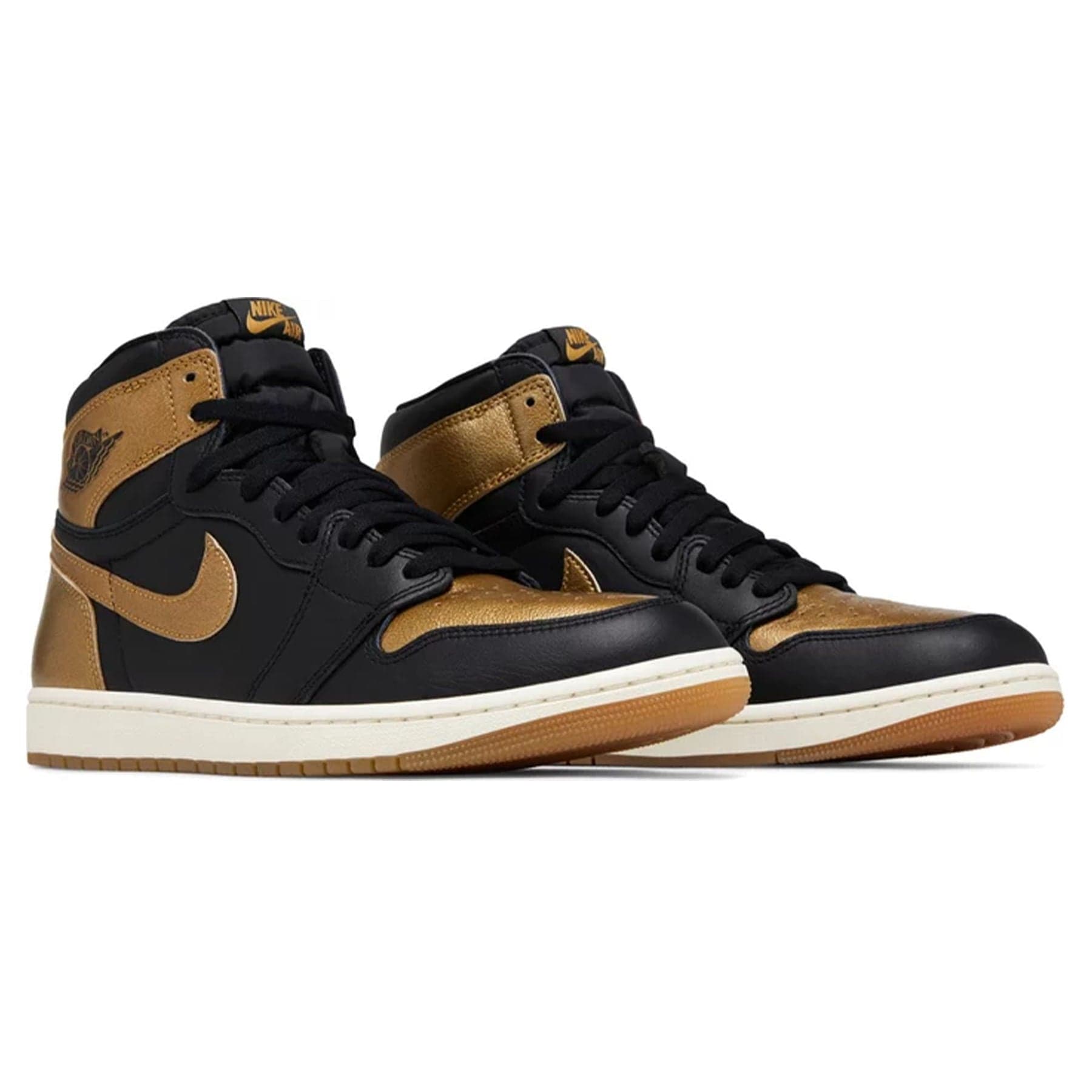 Air Jordan 1 Retro High OG 'Black Gold' — UK 3 | EU 35.5 | US 3.5 — Back View