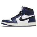 Air Jordan 1 Retro High OG 'Midnight Navy' — UK 3 | EU 35.5 | US 3.5 — Front View